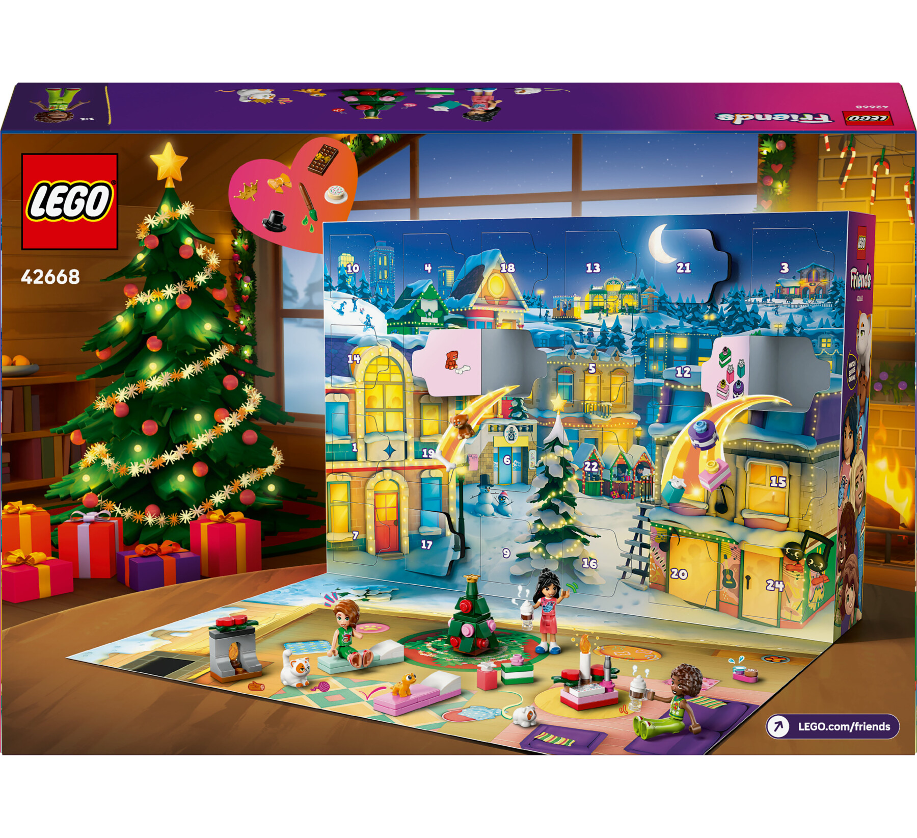 Lego friends - 42668 - calendario avvento friends 2025, sorpresa 6+ - LEGO FRIENDS, Lego