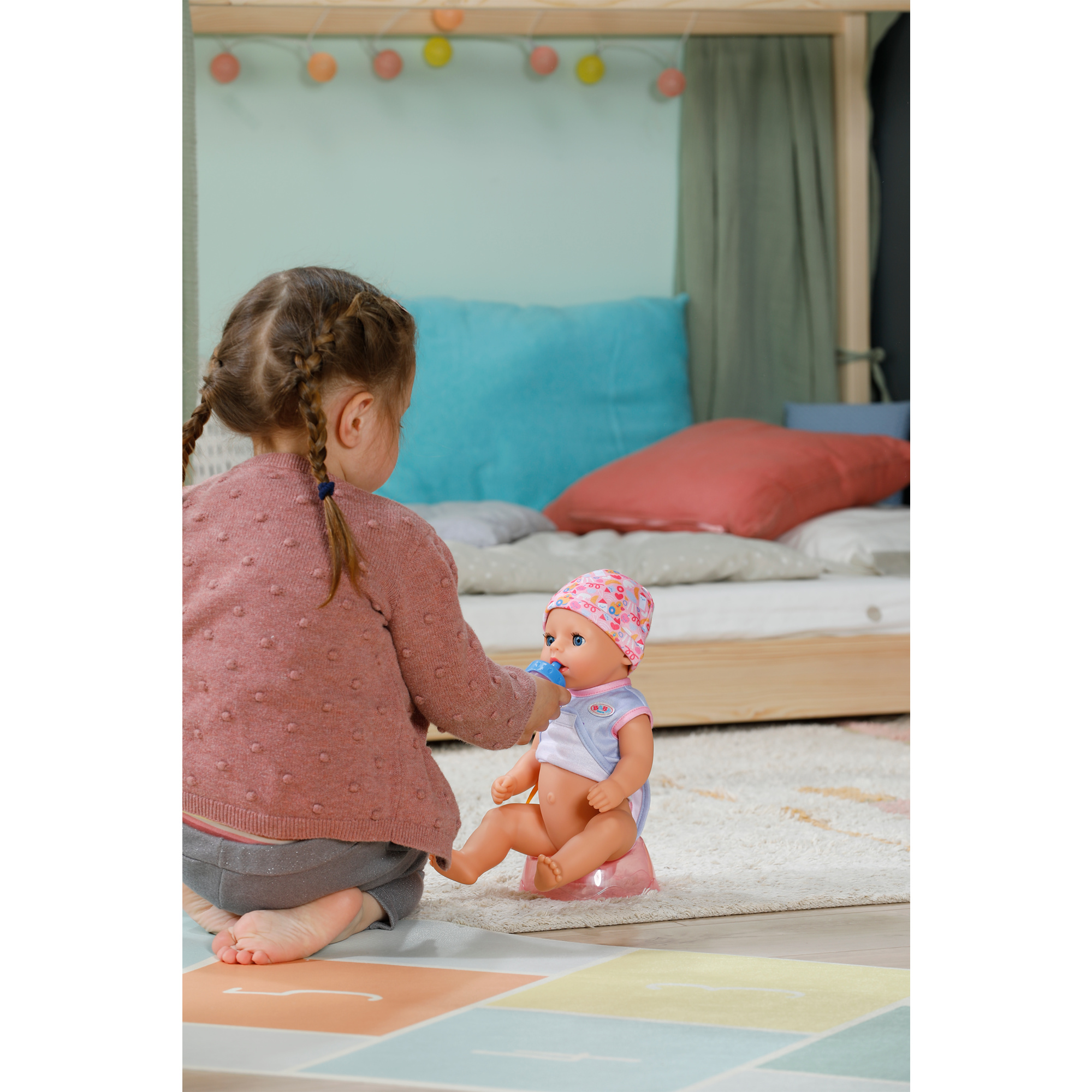 Baby born lena dottoressa 36cm, bambola con 7 funzioni per bambini da 1 anno, funziona senza batteria, con accessori come il dottore - BABY BORN