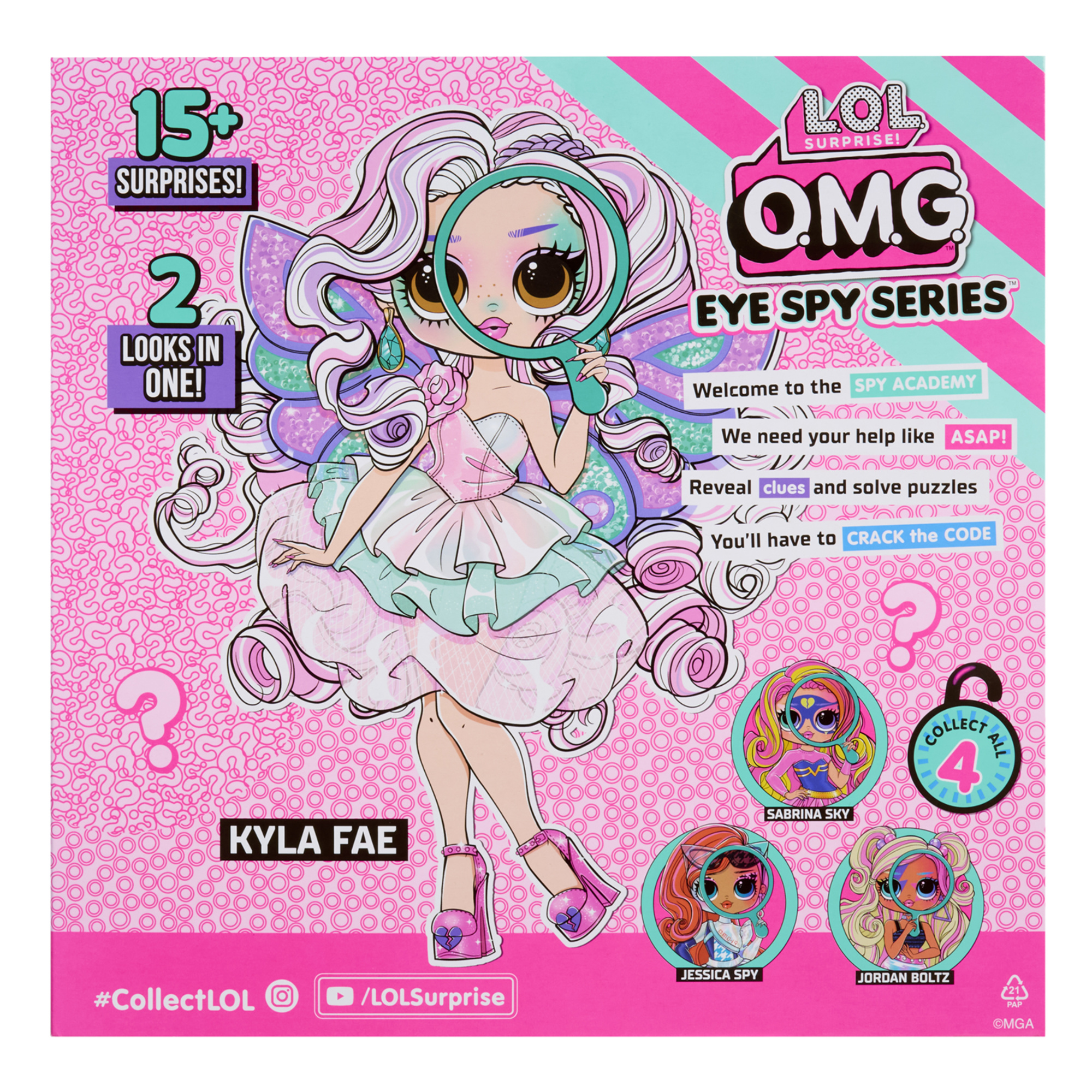 Lol surprise omg eye spy fairy - bambola fashion 28cm - lol surprise - LOL