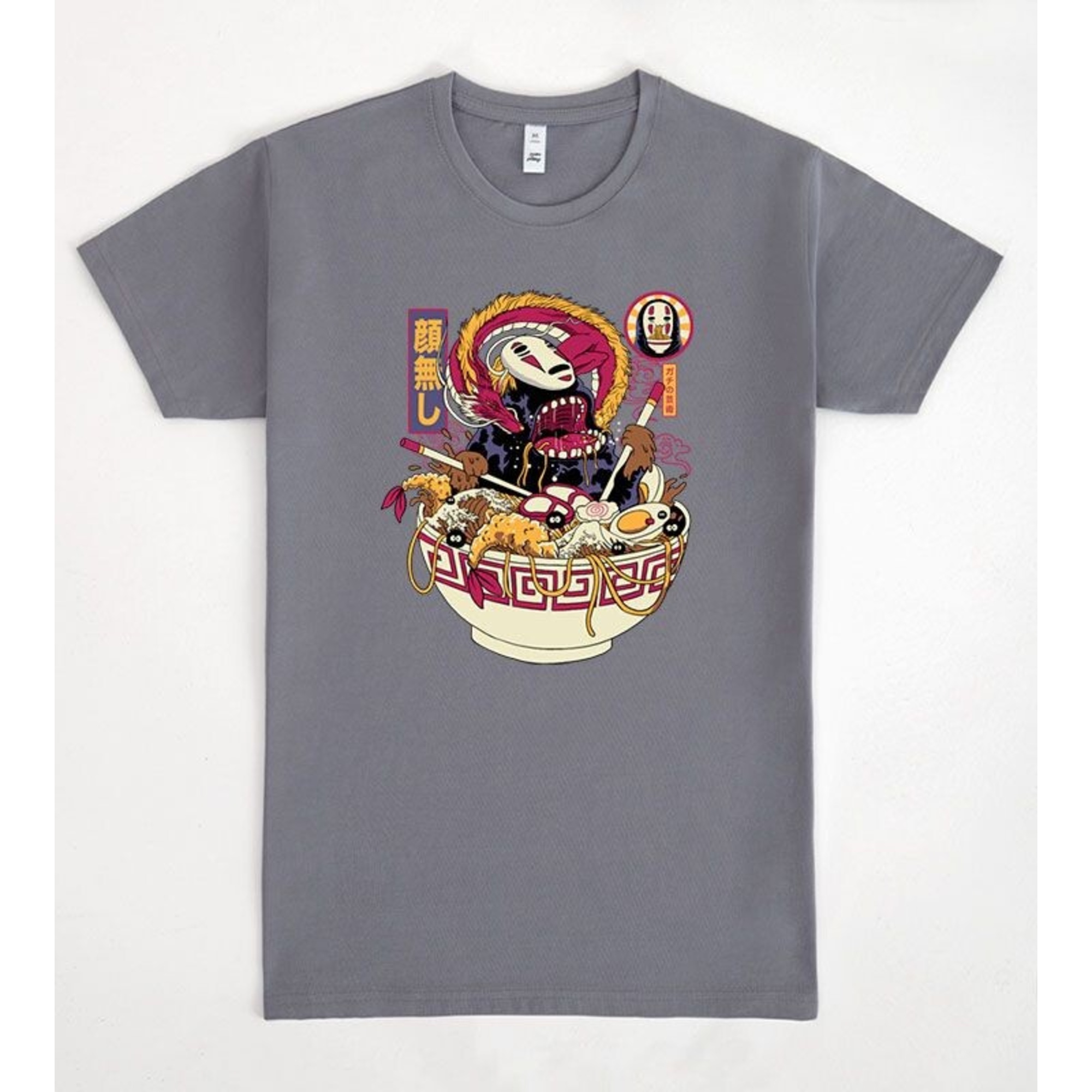 T-shirt ramen no face - Pampling