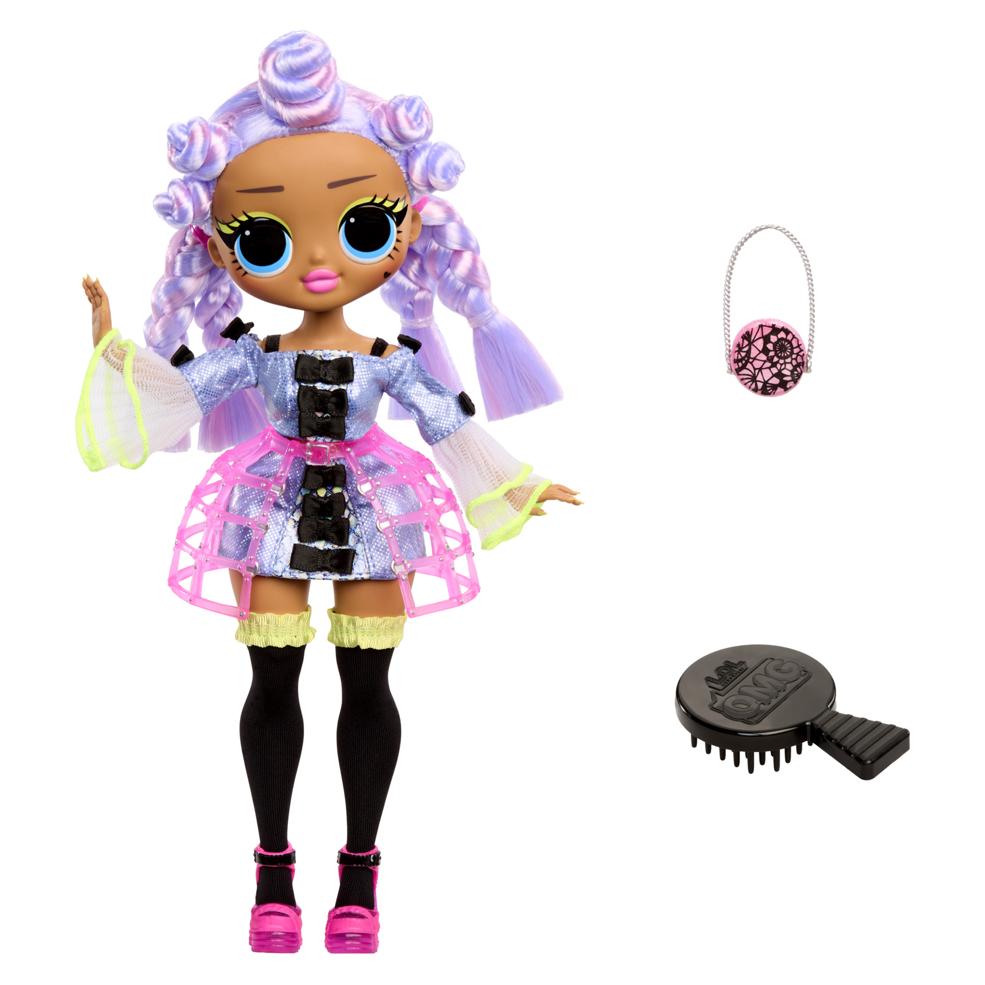 L.o.l. surprise! omg™ doll – bambola fashion da 28cm – capelli radicati, outfit fashion, stile unico e accessori alla moda - LOL