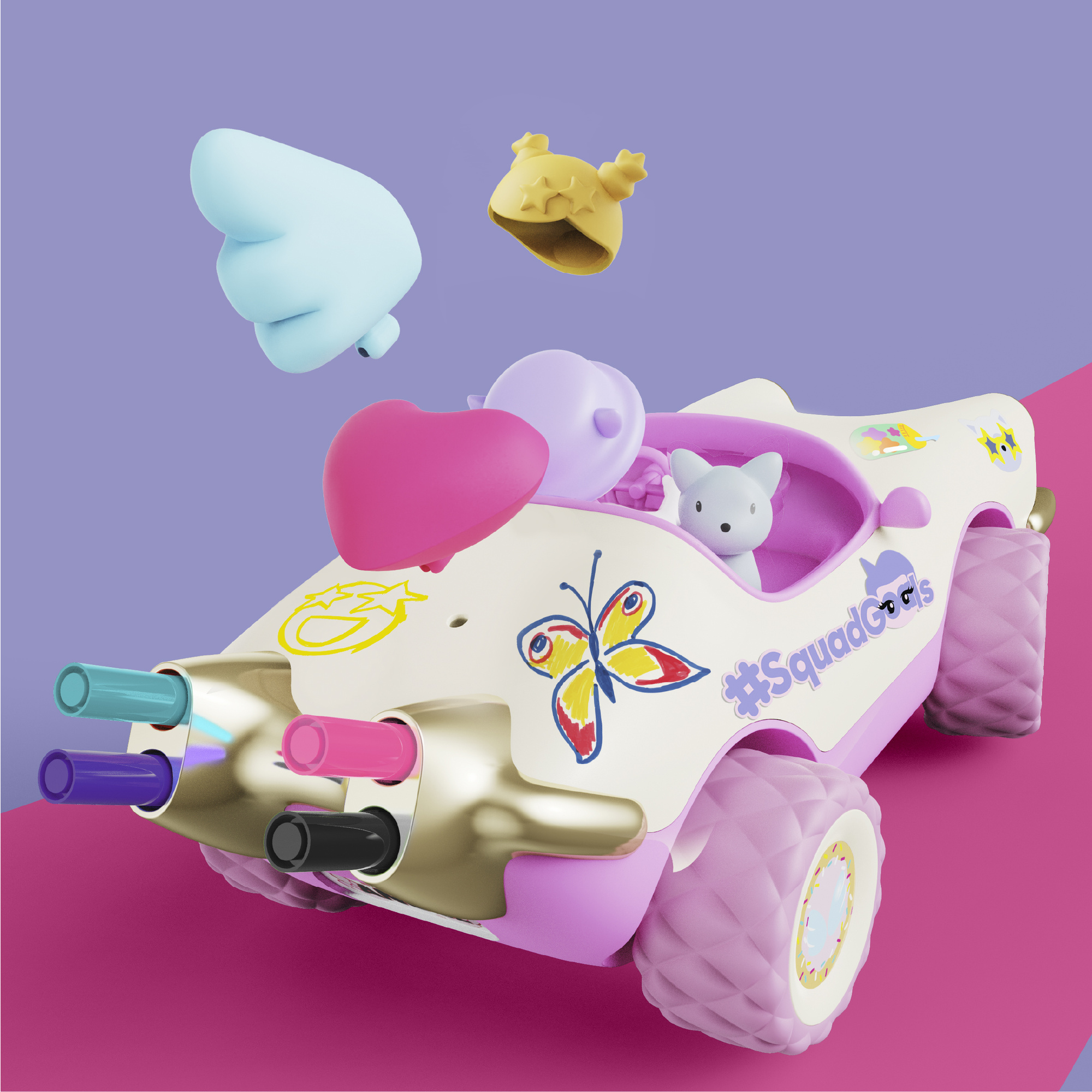 Bella buggy rc personalizzabile con accessori e stickers - sharper image - Sharper Image