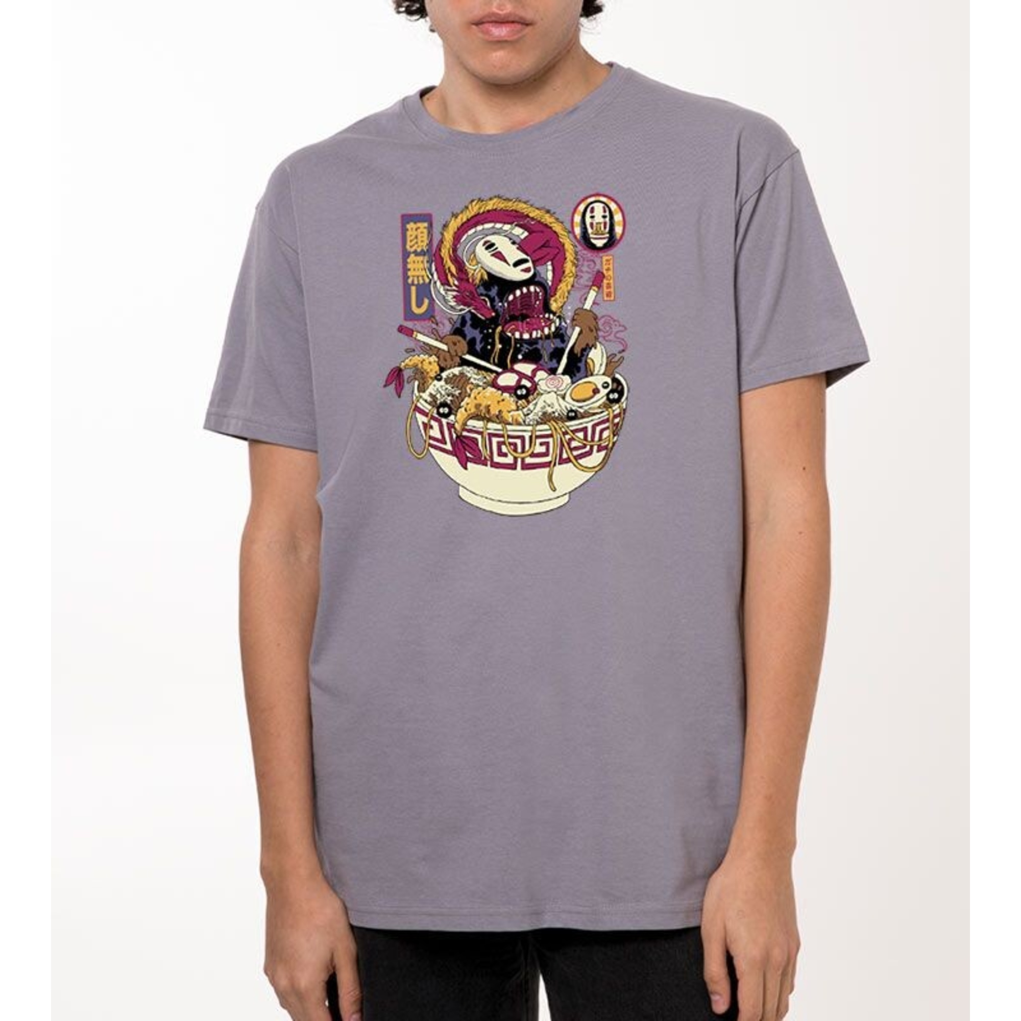 T-shirt ramen no face - Pampling