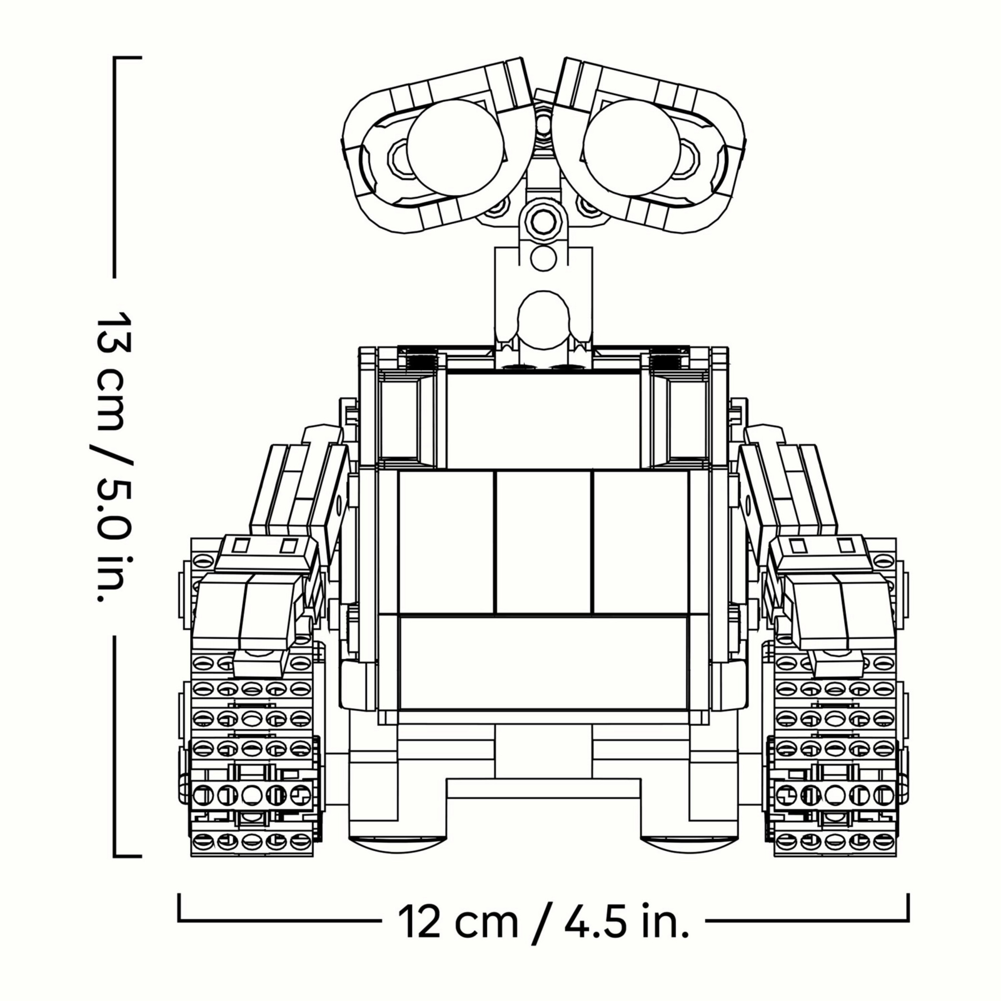Lego - 43279 - wall-e e eve, set modellismo per adulti - LEGO Art, Disney