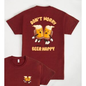 T-shirt dont worry beer happy - Pampling
