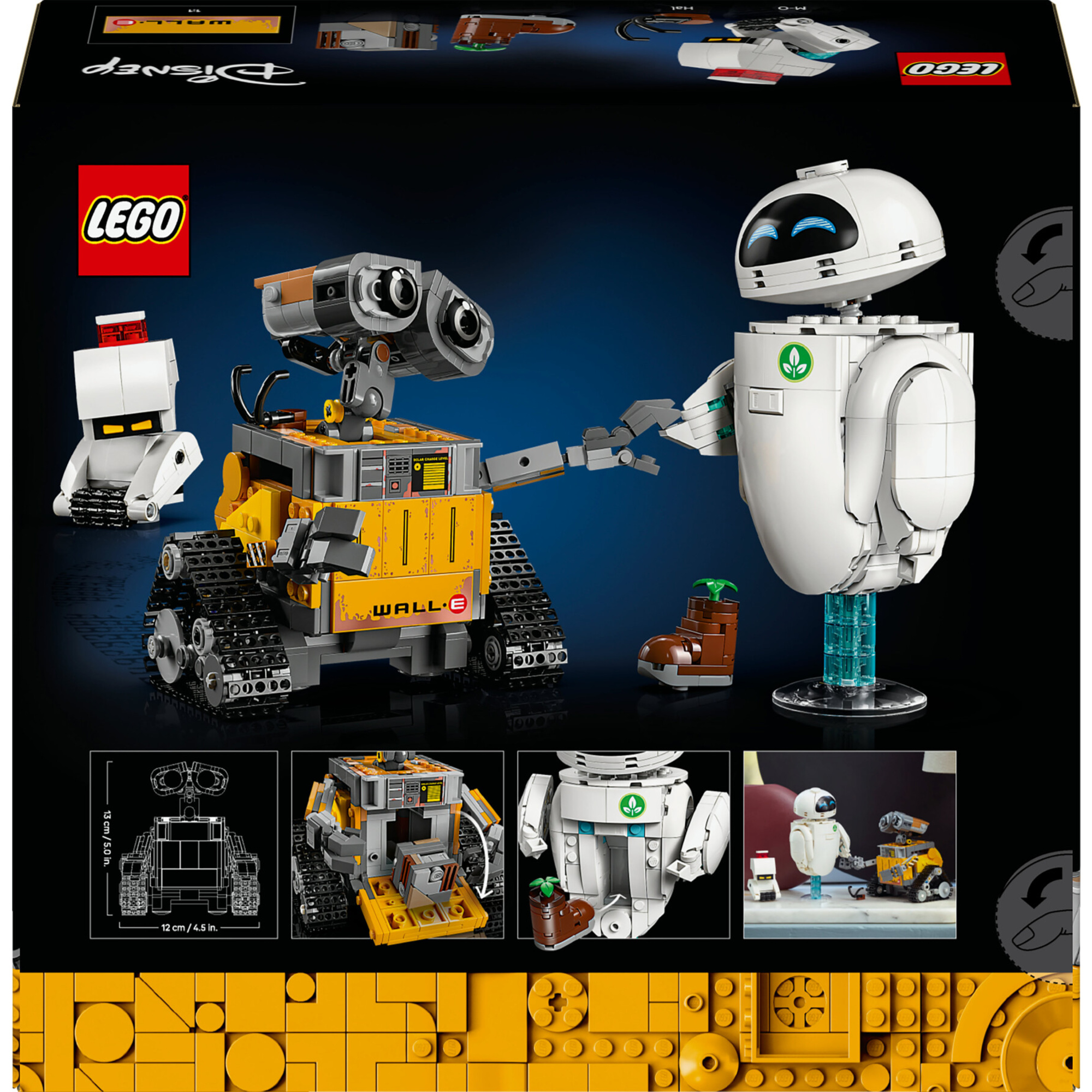 Lego - 43279 - wall-e e eve, set modellismo per adulti - LEGO Art, Disney