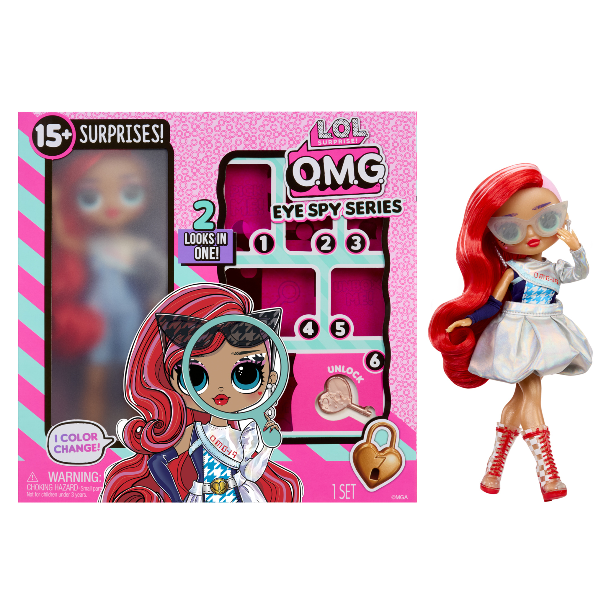 Lol surprise omg eye spy spy - bambola fashion 28cm - lol surprise - LOL