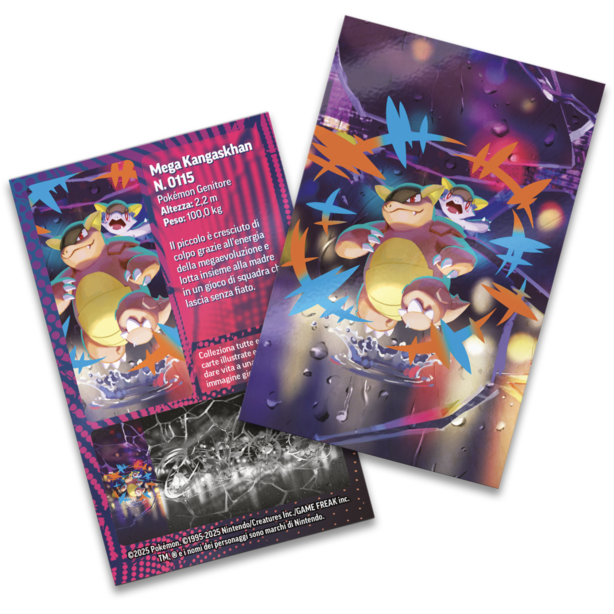 Pokémon - mini tin megaeroi - latta assortita da collezione con carte - POKEMON