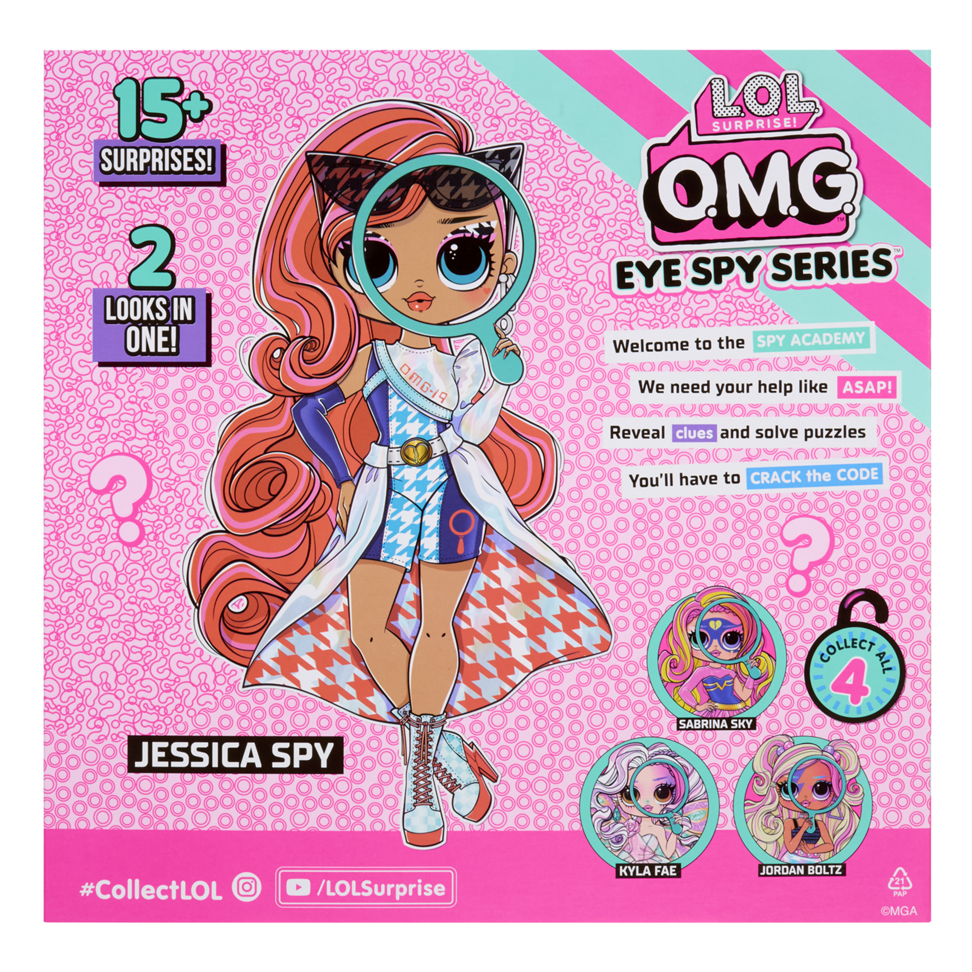 Lol surprise omg eye spy spy - bambola fashion 28cm - lol surprise - LOL