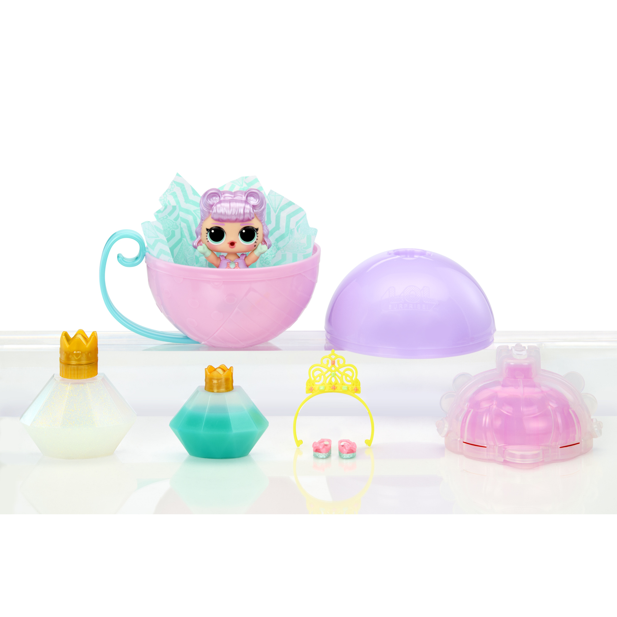 L.o.l. surprise! princess™  bambola  - gel colorati per vestito da principessa – cambio colore, 8 da collezionare - LOL