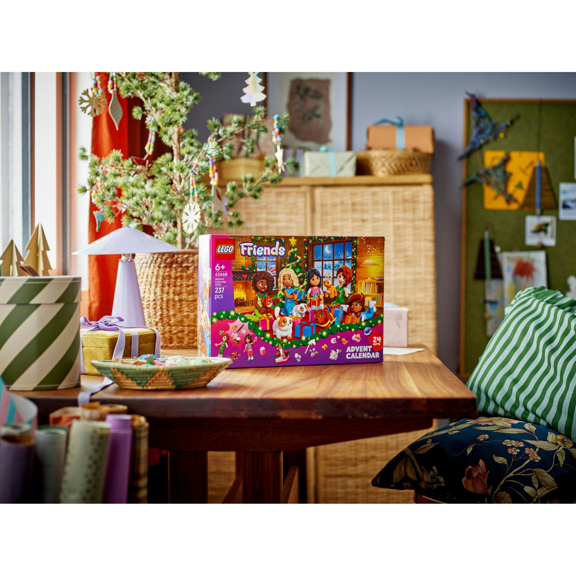 Lego friends - 42668 - calendario avvento friends 2025, sorpresa 6+ - LEGO FRIENDS, Lego