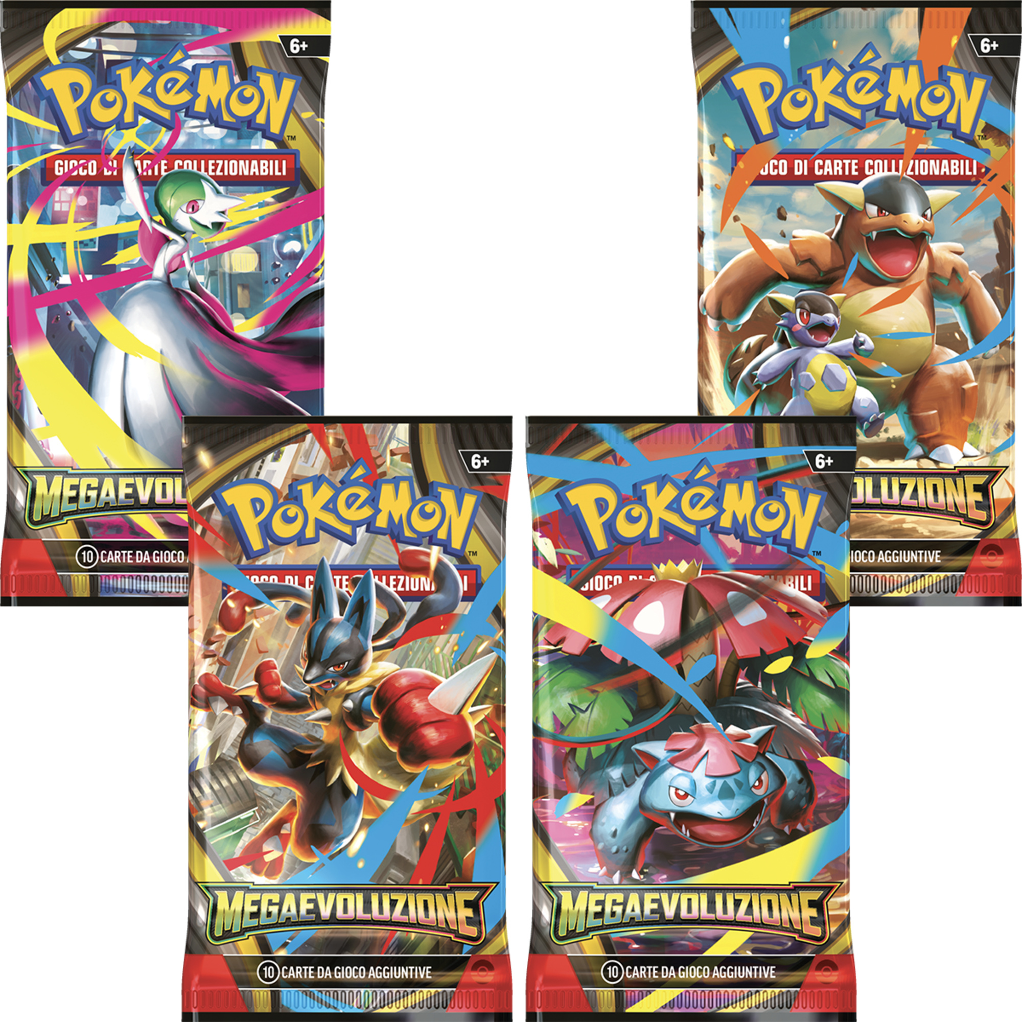 Pokémon - mega evoluzione - busta 10 carte collezionabili - POKEMON