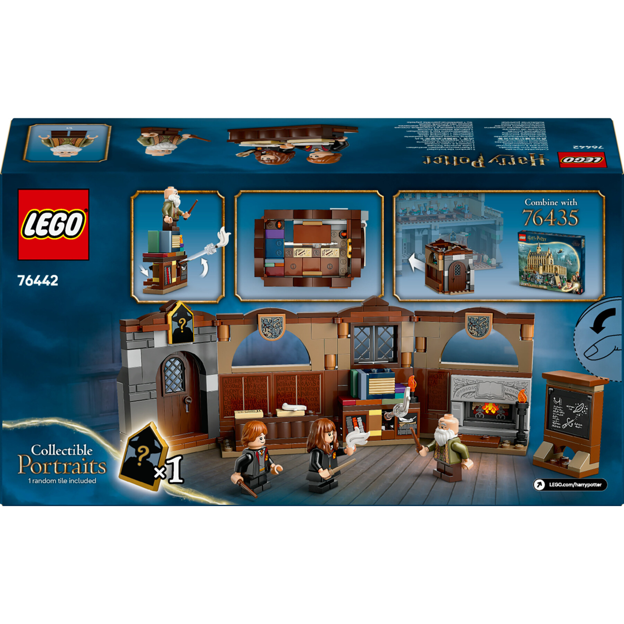 Lego harry potter - 76442 - lezione incantesimi hogwarts - set con 3 minifigure 8+ - Harry Potter, LEGO® Harry Potter™, Lego