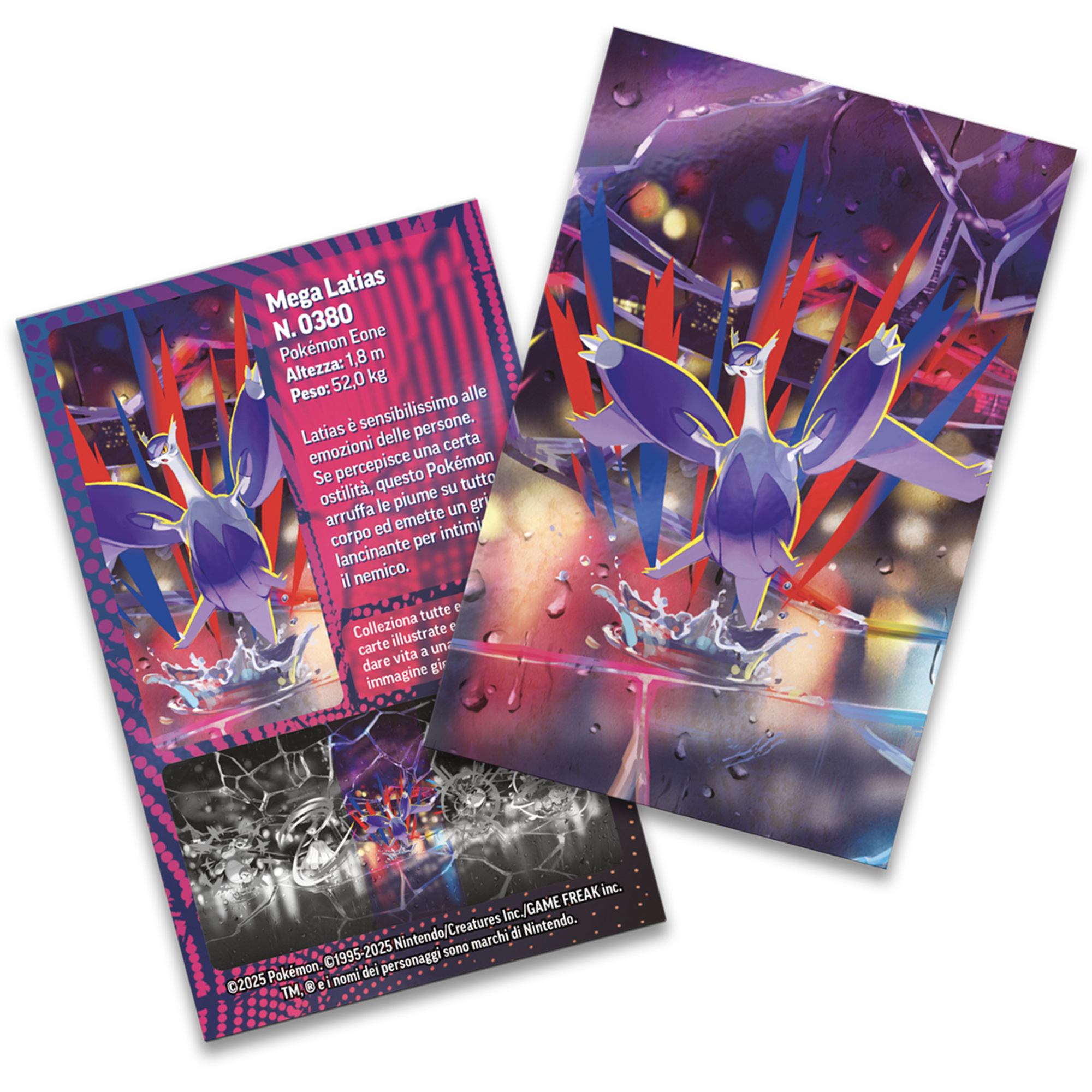 Pokémon - mini tin megaeroi - latta assortita da collezione con carte - POKEMON