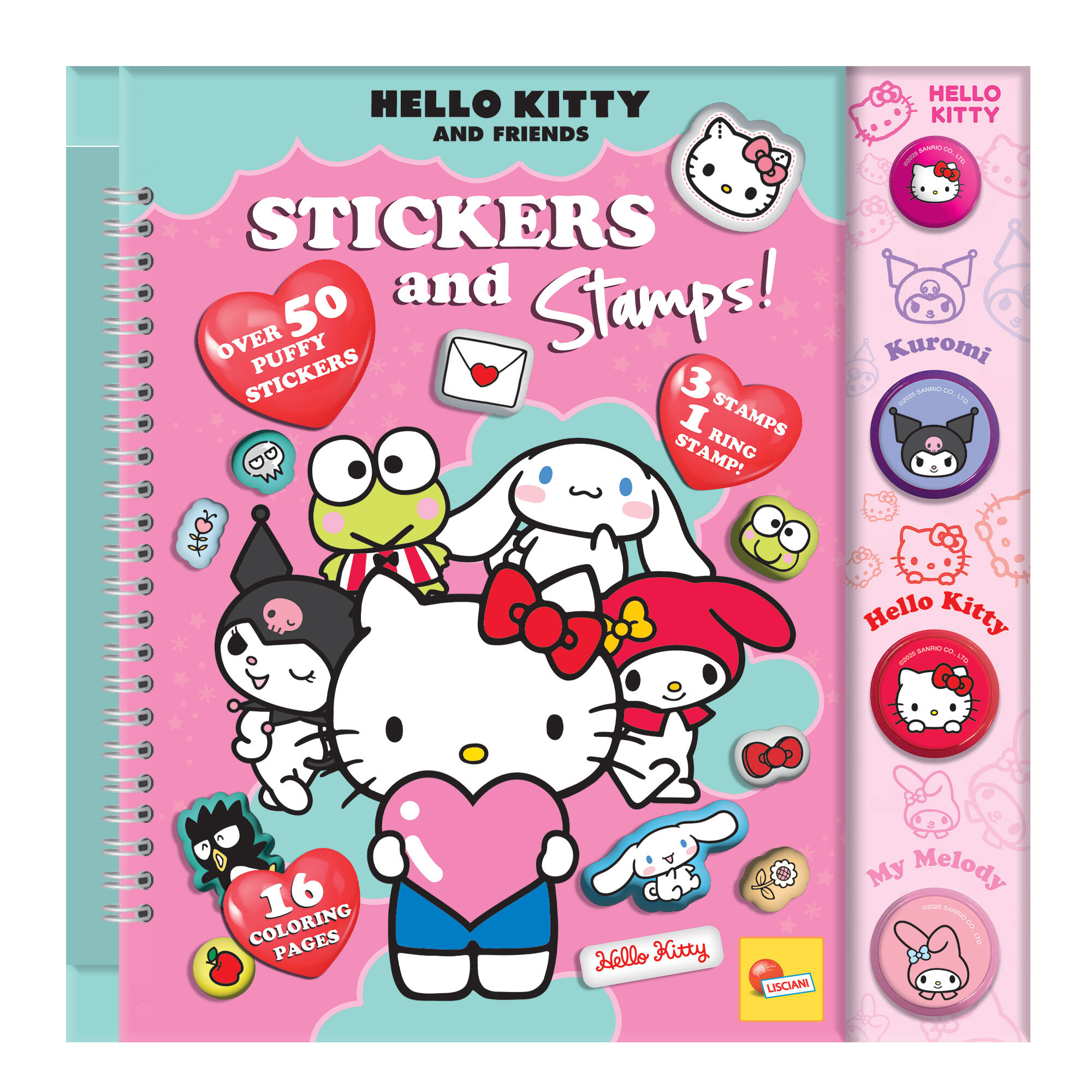 Set stickers e timbri - hello kitty and friends - Hello Kitty