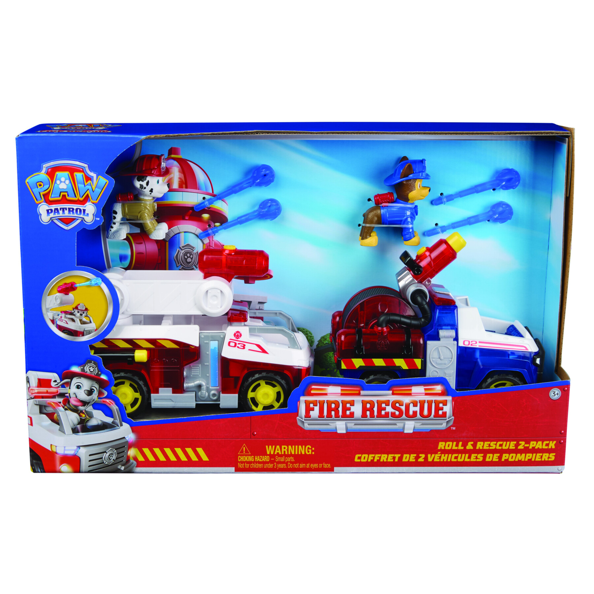 Paw patrol fire rescue confezione 2 action figure - Paw Patrol