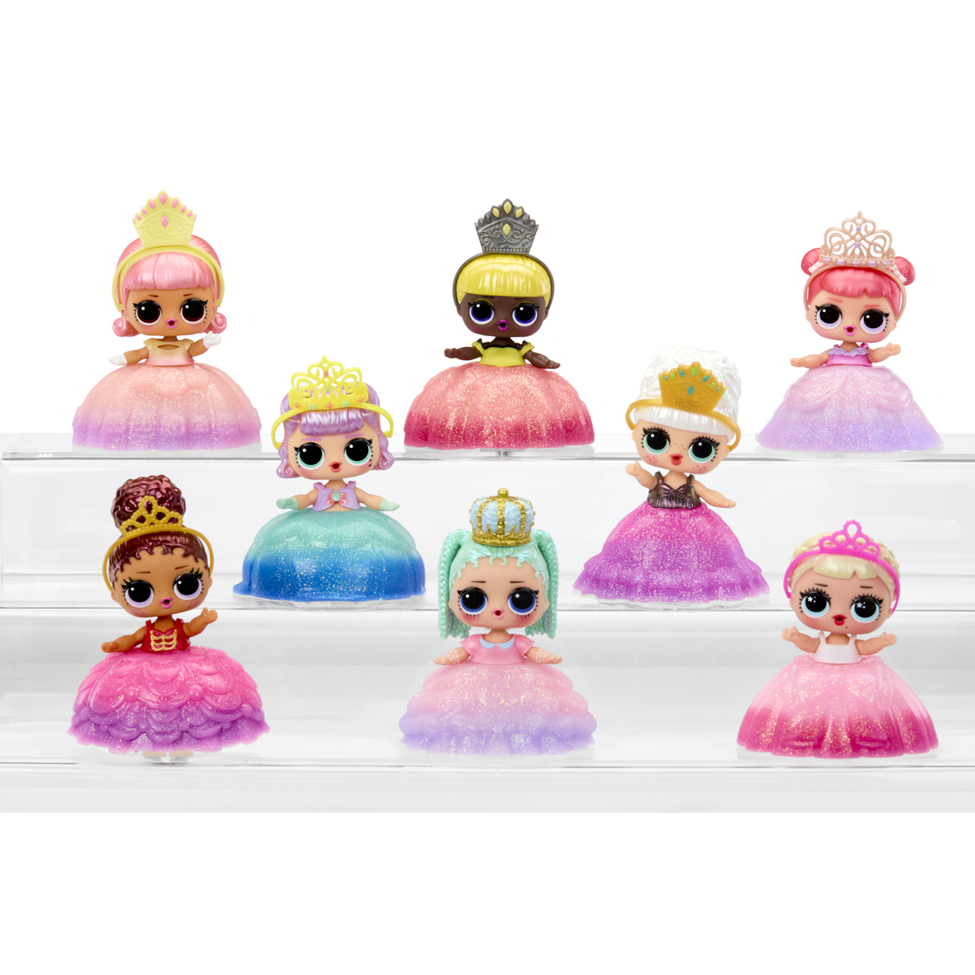 L.o.l. surprise! princess™  bambola  - gel colorati per vestito da principessa – cambio colore, 8 da collezionare - LOL