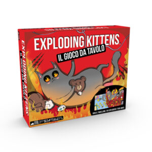 Exploding kittens gioco da tavolo – sfida esplosiva e divertimento unico - 2-6 giocatori - 7+ anni - ASMODEE