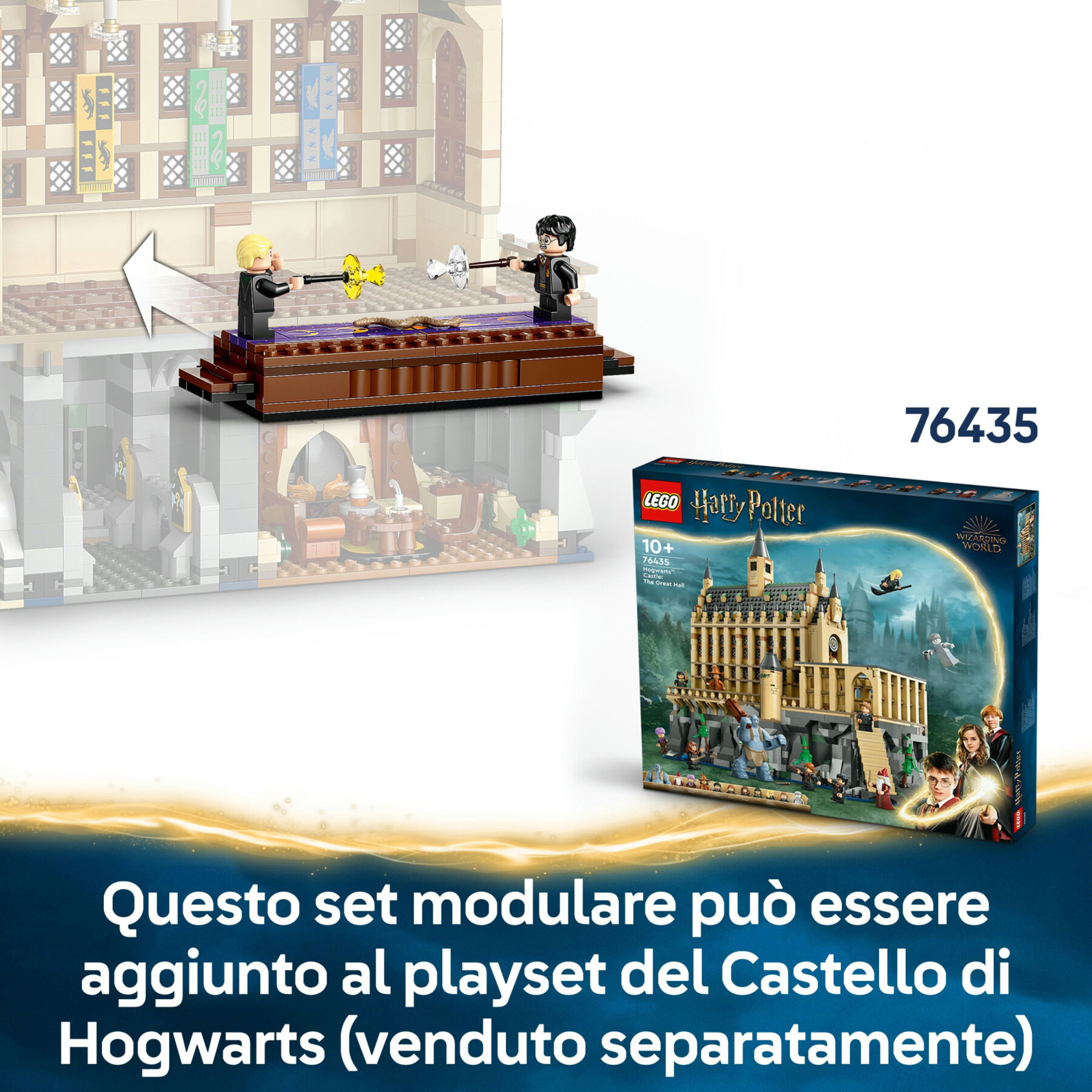 Lego harry potter - 76441 - duellanti hogwarts - castello con 4 minifigure 8+ - Harry Potter, LEGO® Harry Potter™, Lego