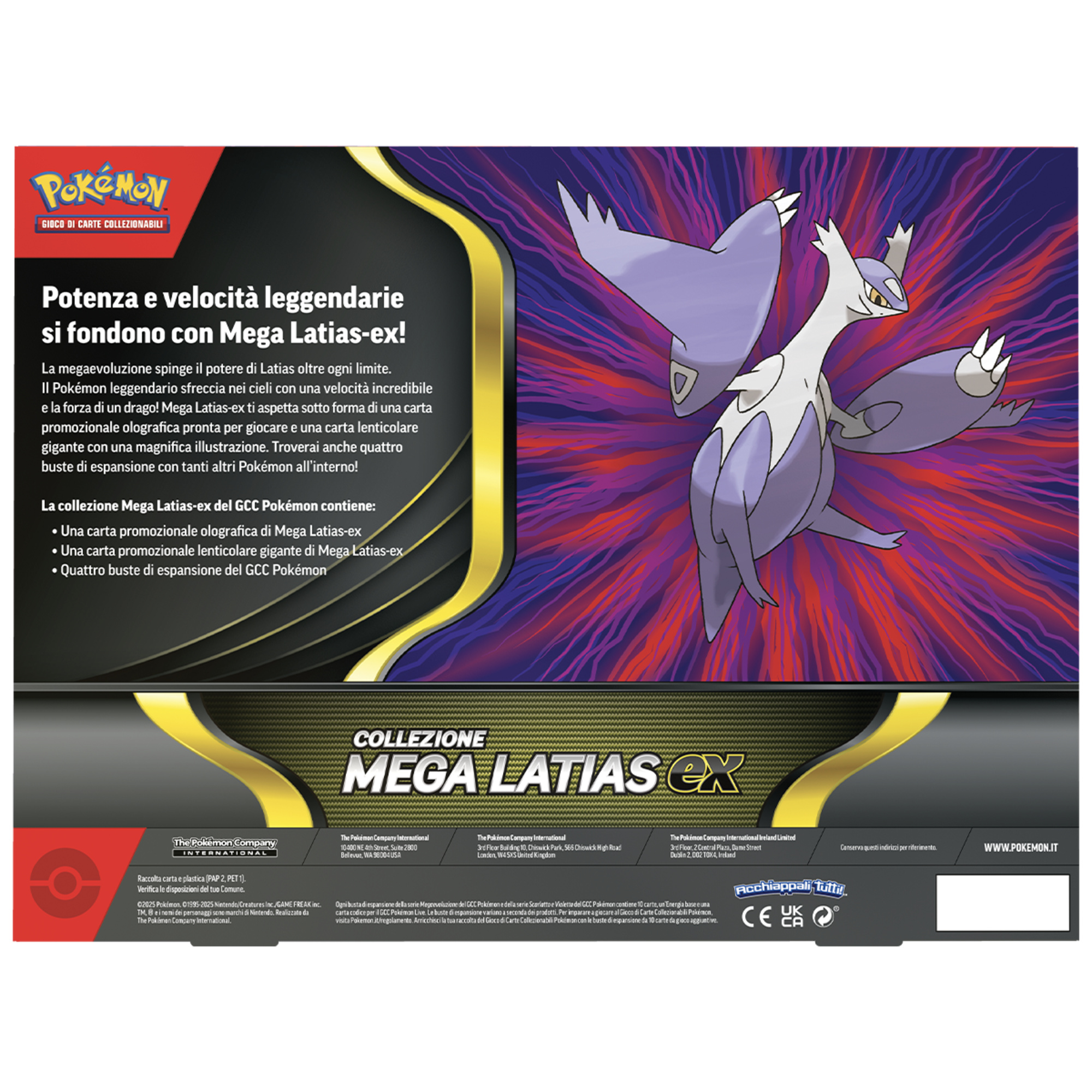 Pokémon - mega latias-ex - collezione con carte e accessori - POKEMON