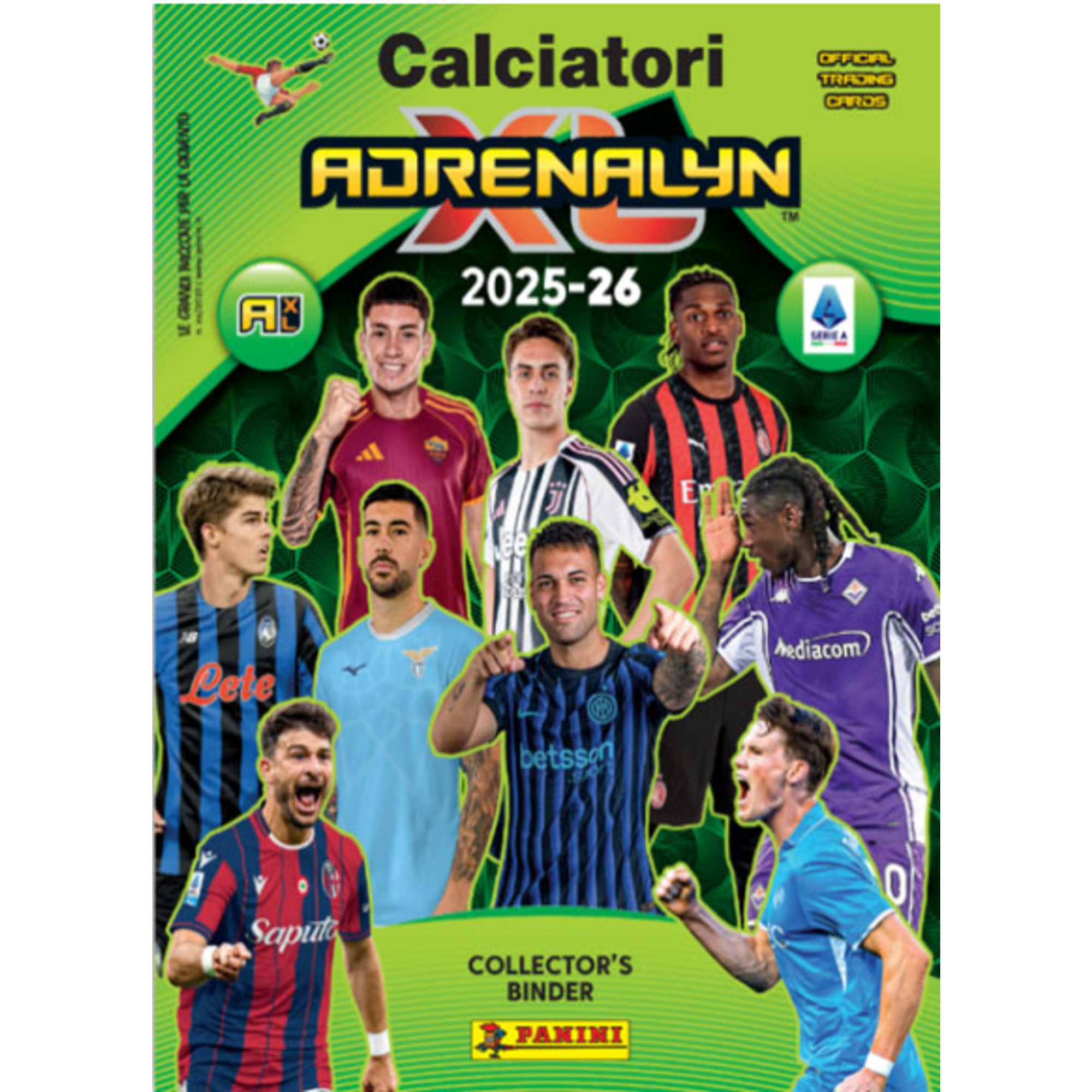 Album delle card collezionabili - calciatori adrenalyn xl 2025-26 - PANINI