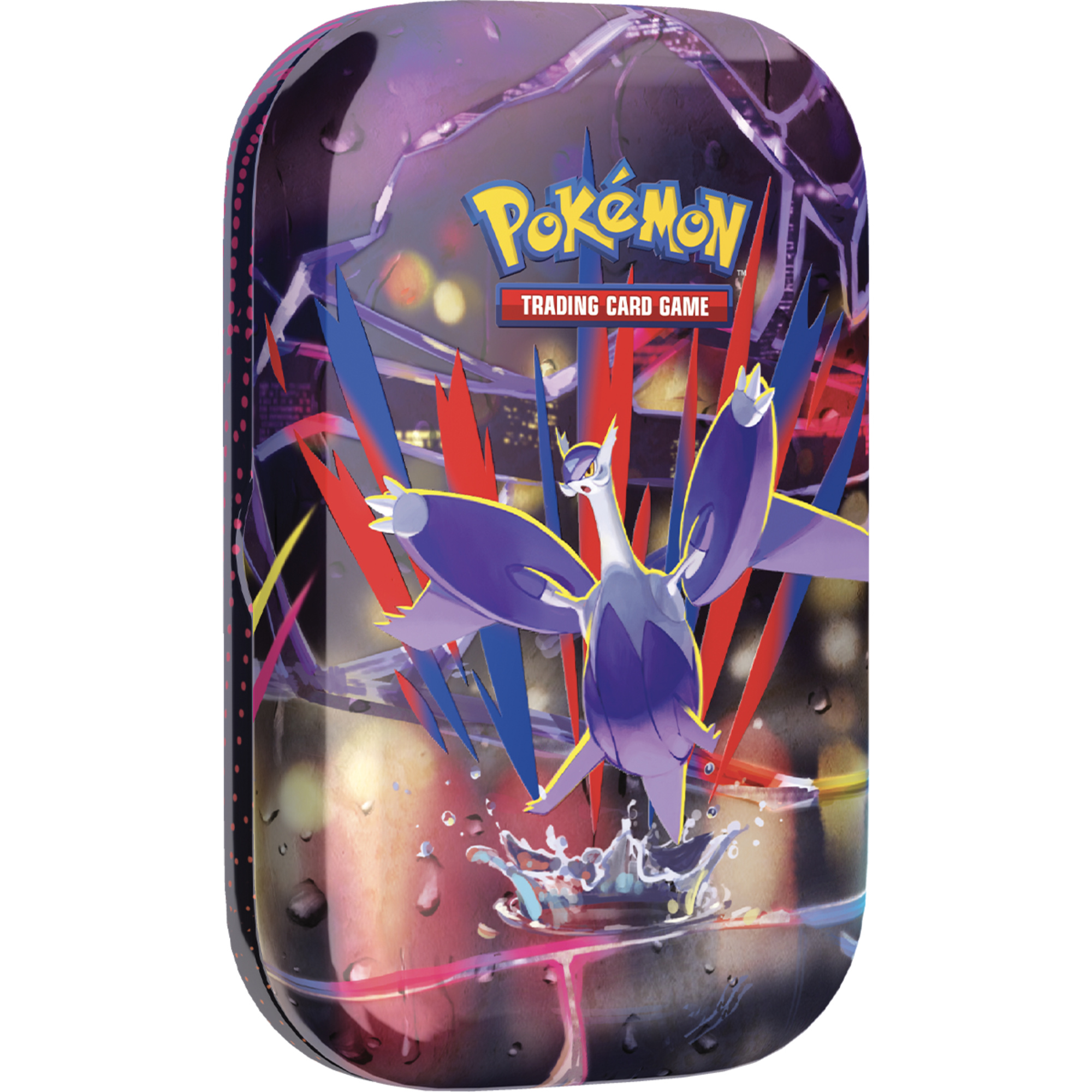 Pokémon - mini tin megaeroi - latta assortita da collezione con carte - POKEMON