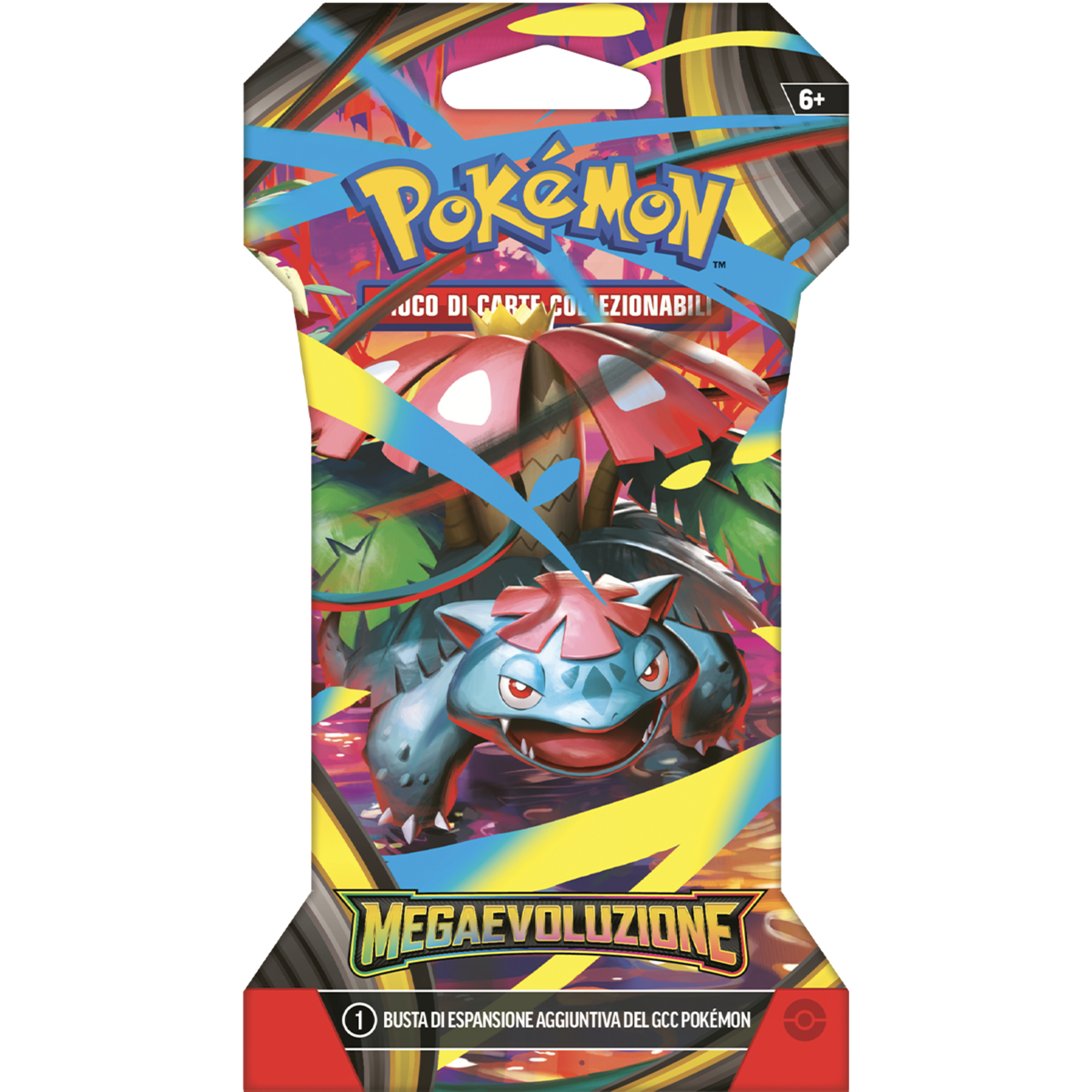 Pokémon - mega evoluzione - busta assortita 10 carte in paper sleeve - POKEMON