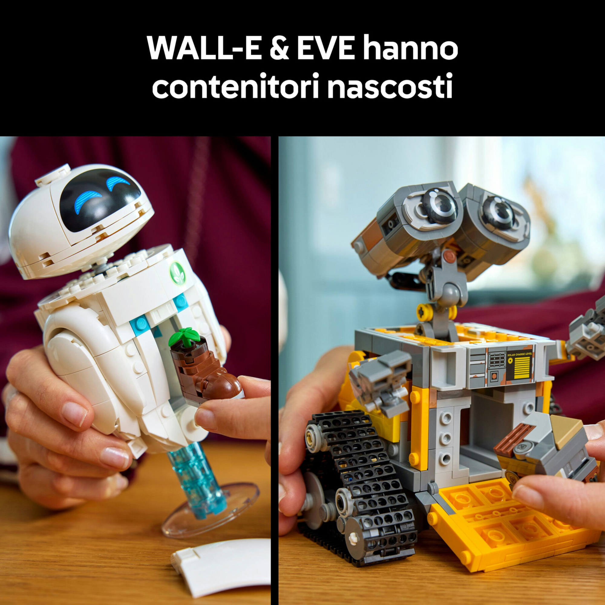 Lego - 43279 - wall-e e eve, set modellismo per adulti - LEGO Art, Disney