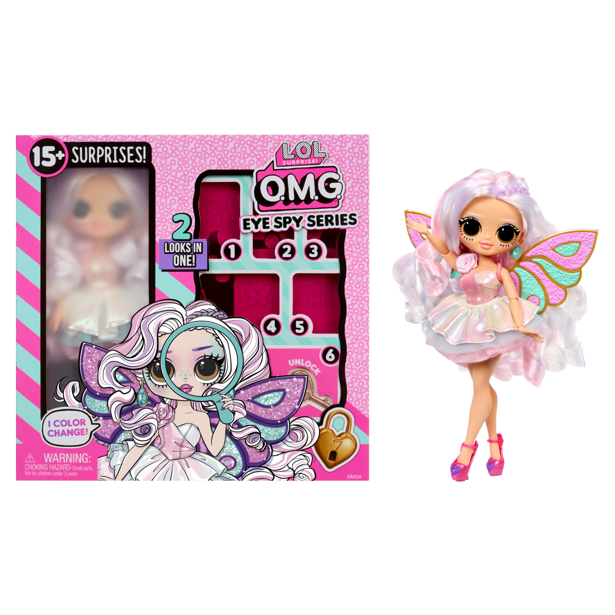 Lol surprise omg eye spy fairy - bambola fashion 28cm - lol surprise - LOL