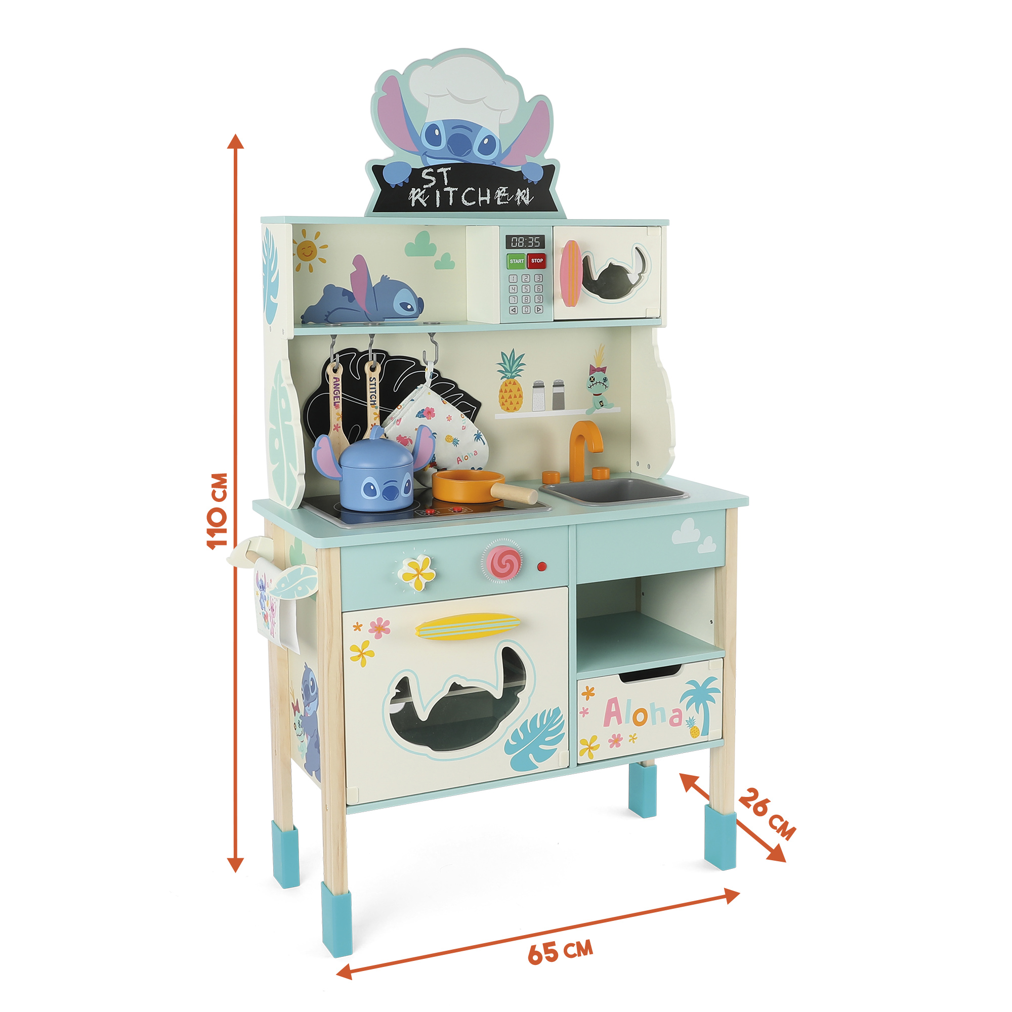 Cucina in legno disney stitch aloha - WOOD 'N' PLAY, Disney Stitch