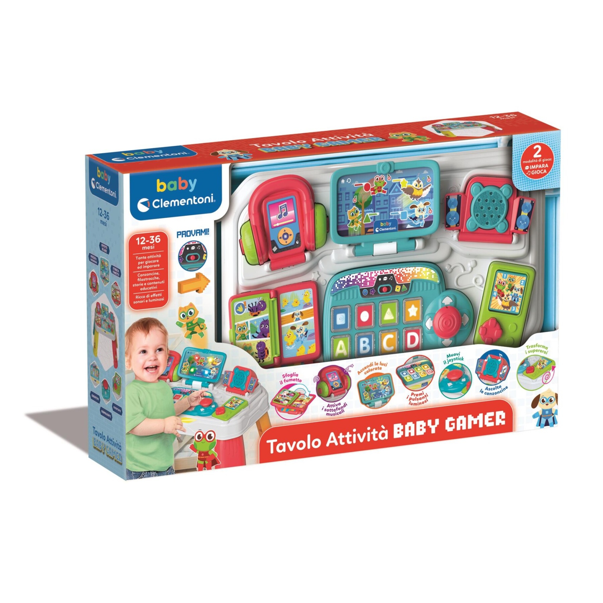 Tavolino baby gamer 17547 - clementoni - BABY CLEMENTONI