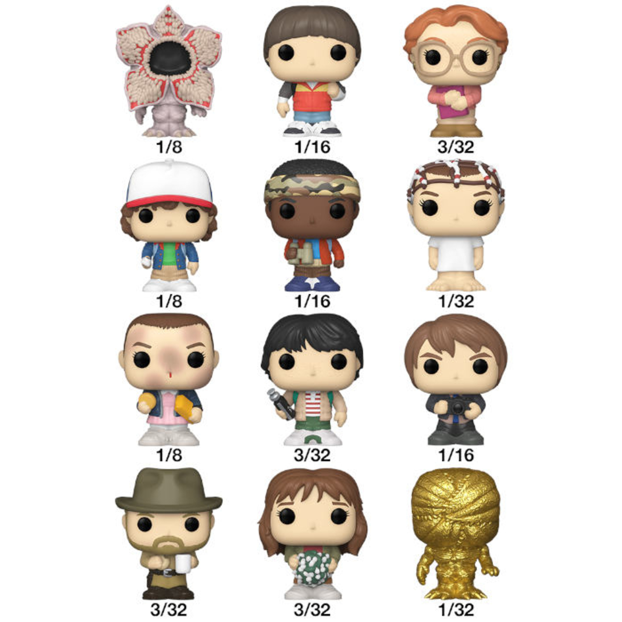 Funko bitty pop - stranger things - assortito - FUNKO POP!, Stranger Things