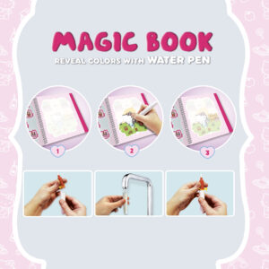 Magic book waterbook - hello kitty - Hello Kitty