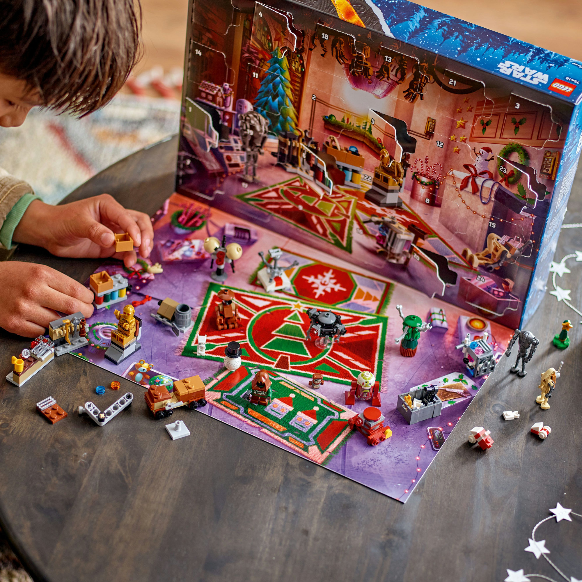 Lego star wars- 75418 - calendario avvento star wars 2025 con 24 sorprese - Lego