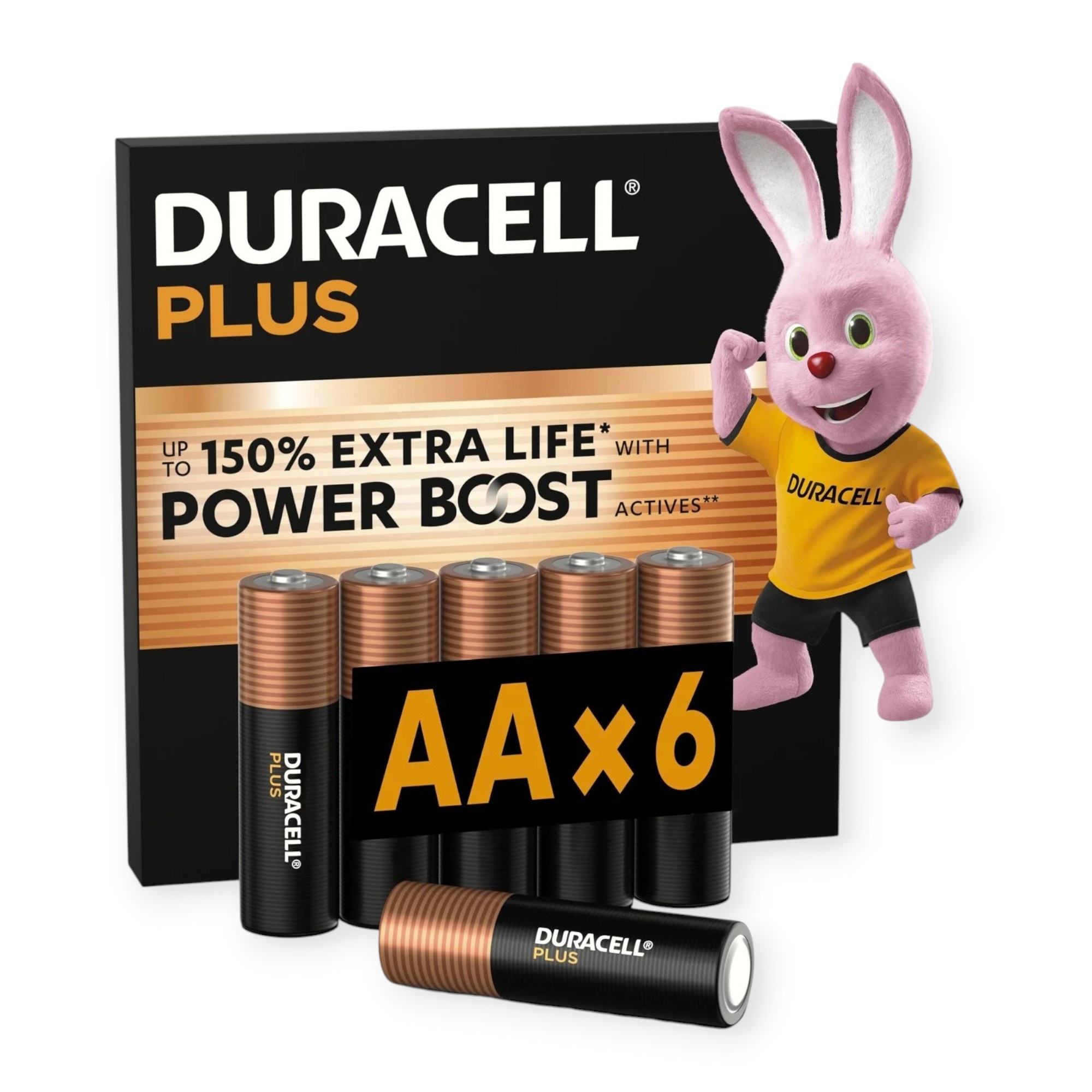 Duracell plus powerboost aa lr06 - pacco da 6 - DURACELL