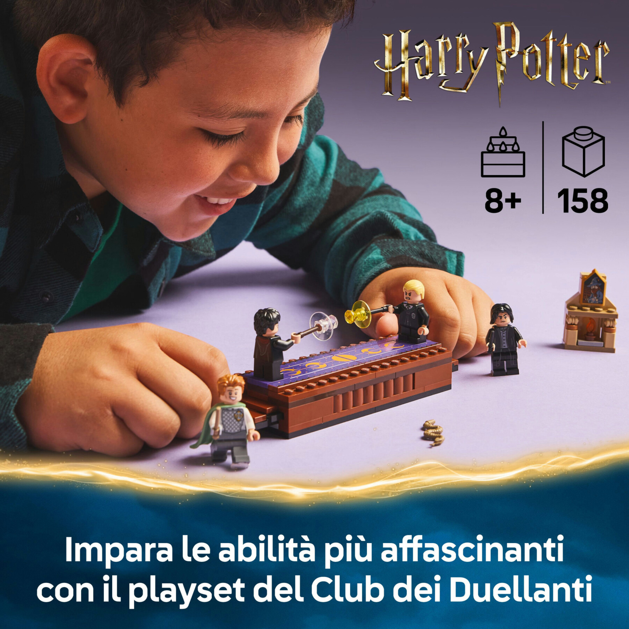 Lego harry potter - 76441 - duellanti hogwarts - castello con 4 minifigure 8+ - Harry Potter, LEGO® Harry Potter™, Lego