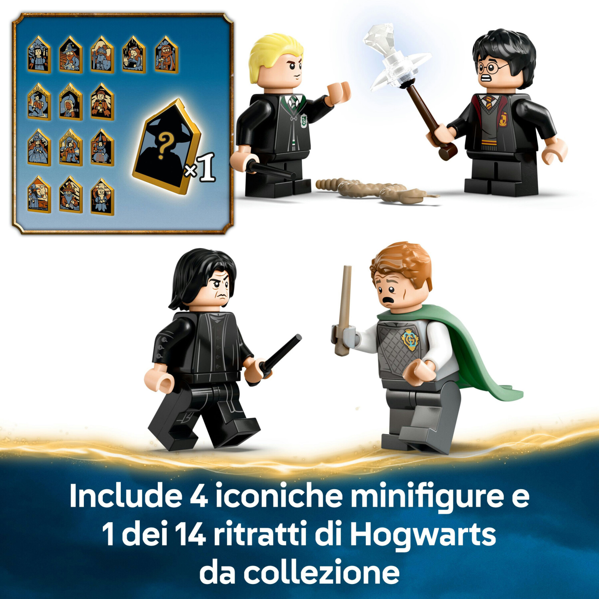 Lego harry potter - 76441 - duellanti hogwarts - castello con 4 minifigure 8+ - Harry Potter, LEGO® Harry Potter™, Lego