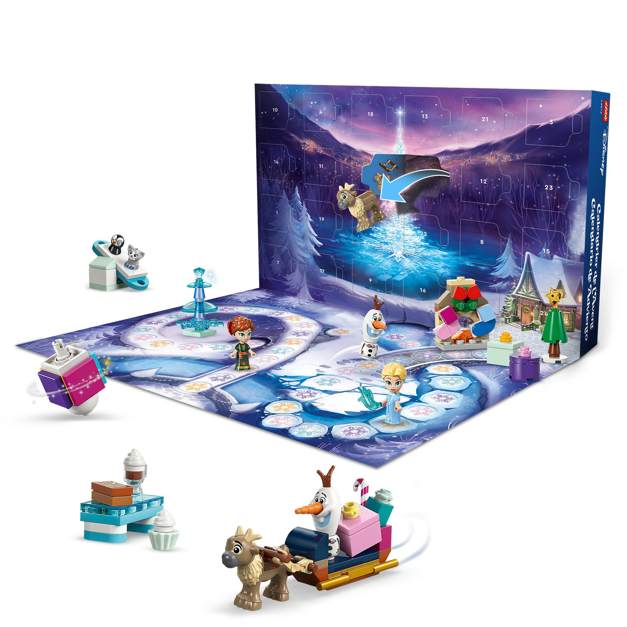 Lego disney frozen - 43273 - calendario avvento frozen 2025 per bambini 5+ - DISNEY PRINCESS, LEGO DISNEY PRINCESS, LEGO® Disney Frozen, Frozen