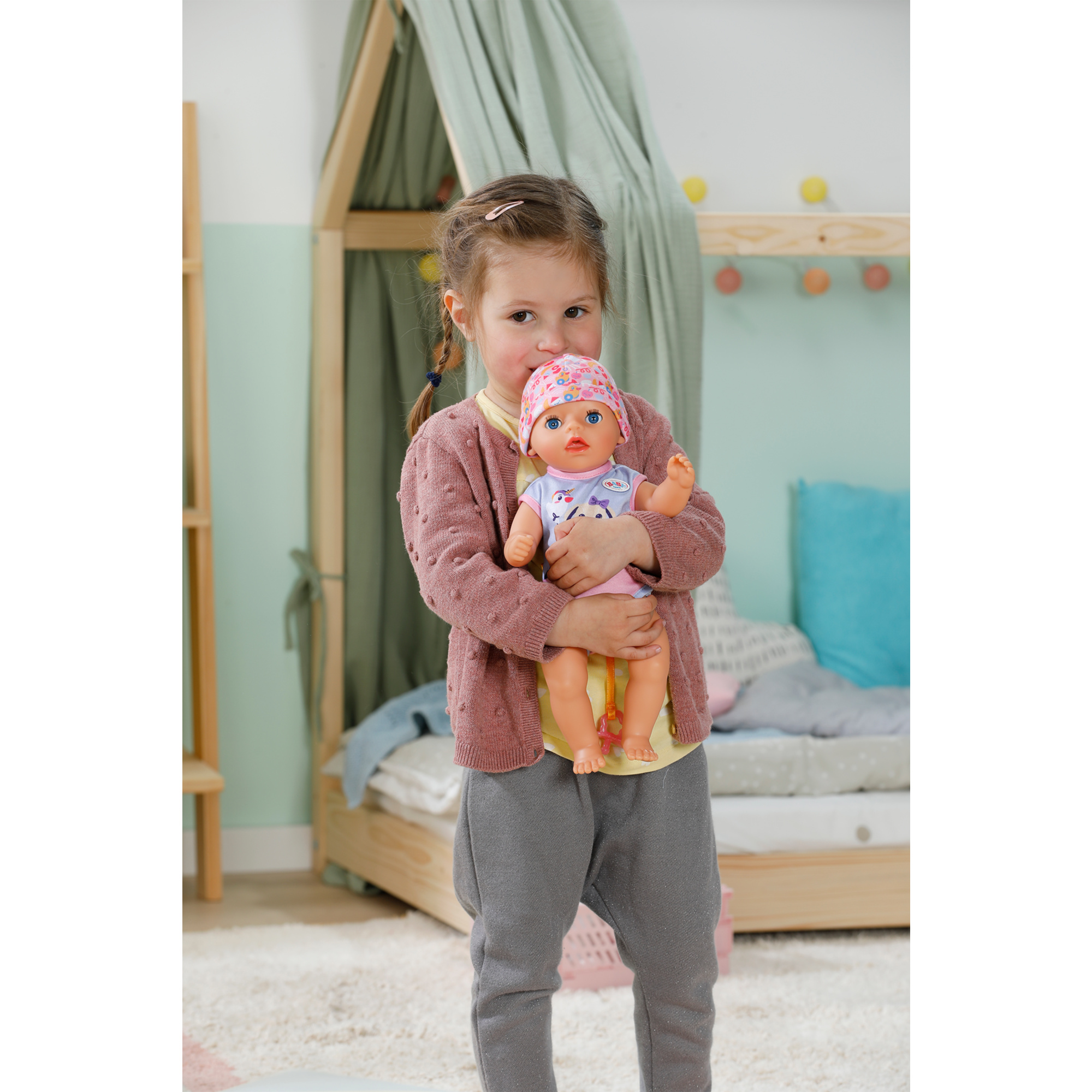 Baby born lena dottoressa 36cm, bambola con 7 funzioni per bambini da 1 anno, funziona senza batteria, con accessori come il dottore - BABY BORN