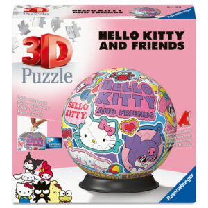 Ravensburger - 3d puzzle puzzle ball hello kitty, 72 pezzi, 6+ anni - Hello Kitty