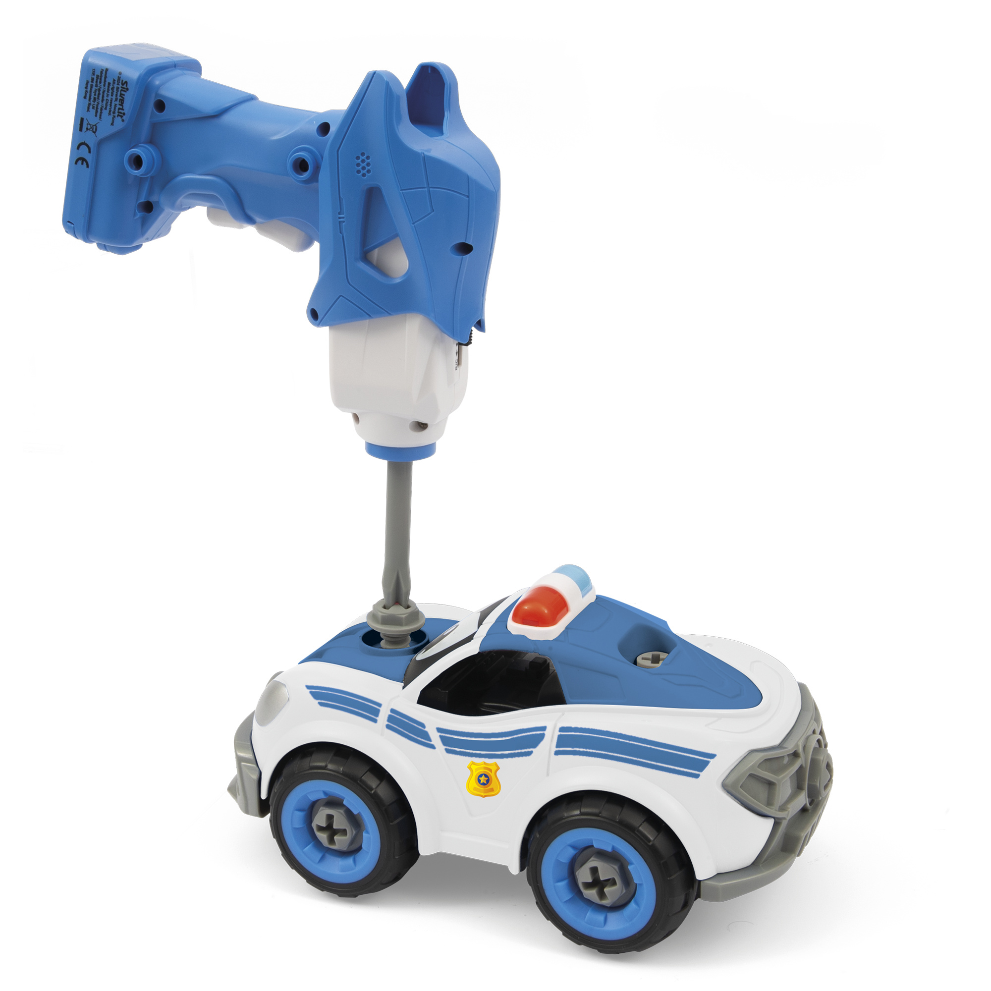 Macchinina 2 in 1 da montare e guidare con trapano elettrico - BABY SMILE