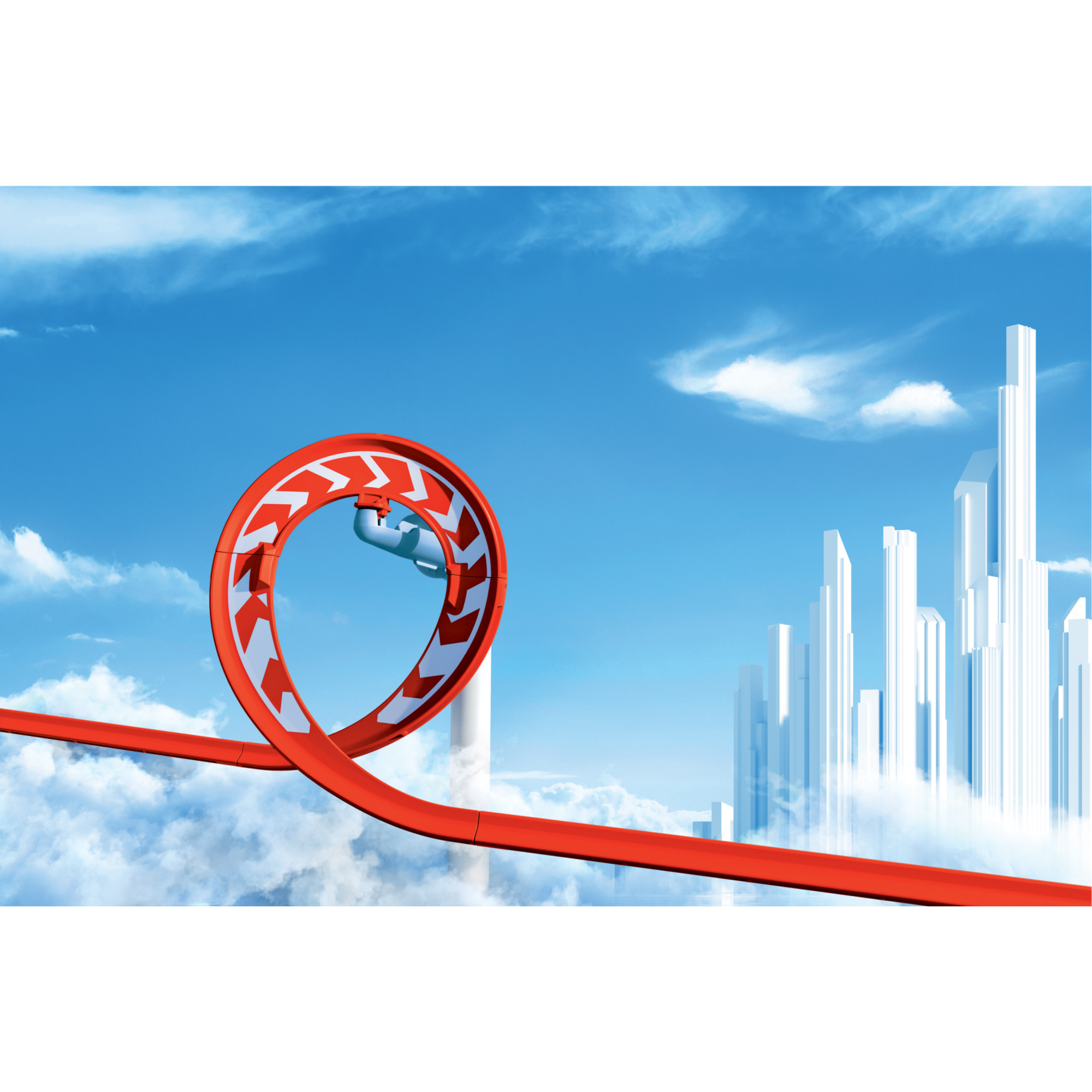 Sky trails 71972 looping per bambini dai 7 anni in su - Playmobil