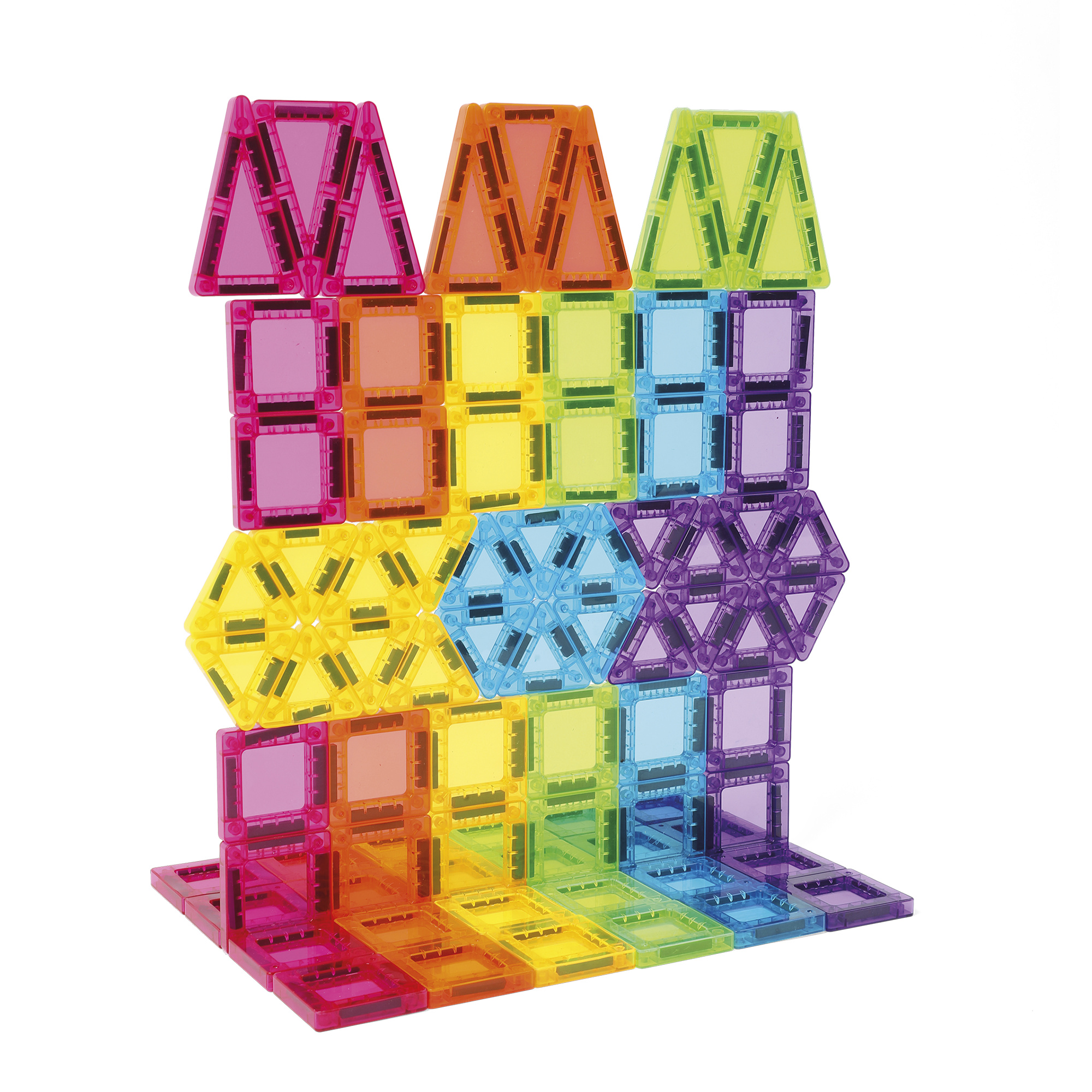 Mini magnetic tiles - 100 piastrelle magnetiche mini - ZIG ZAG