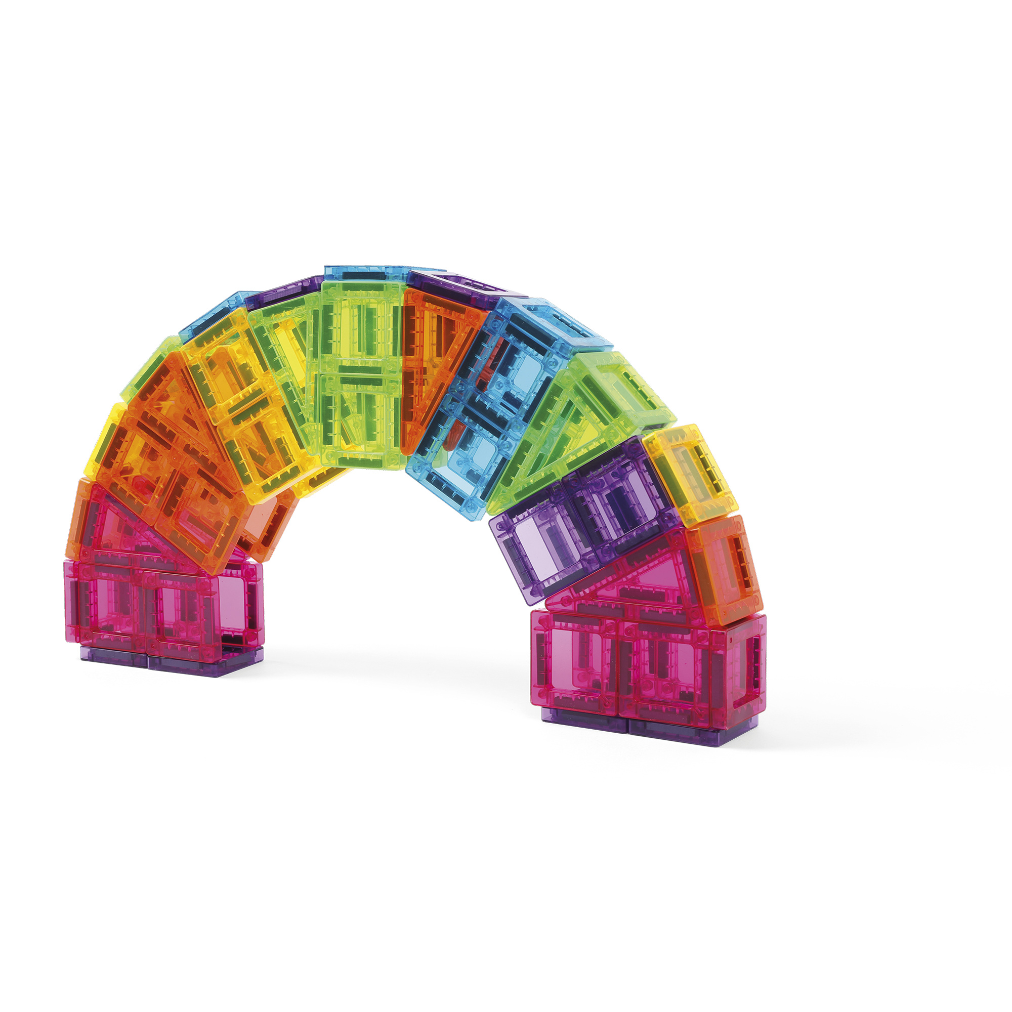 Mini magnetic tiles - 100 piastrelle magnetiche mini - ZIG ZAG