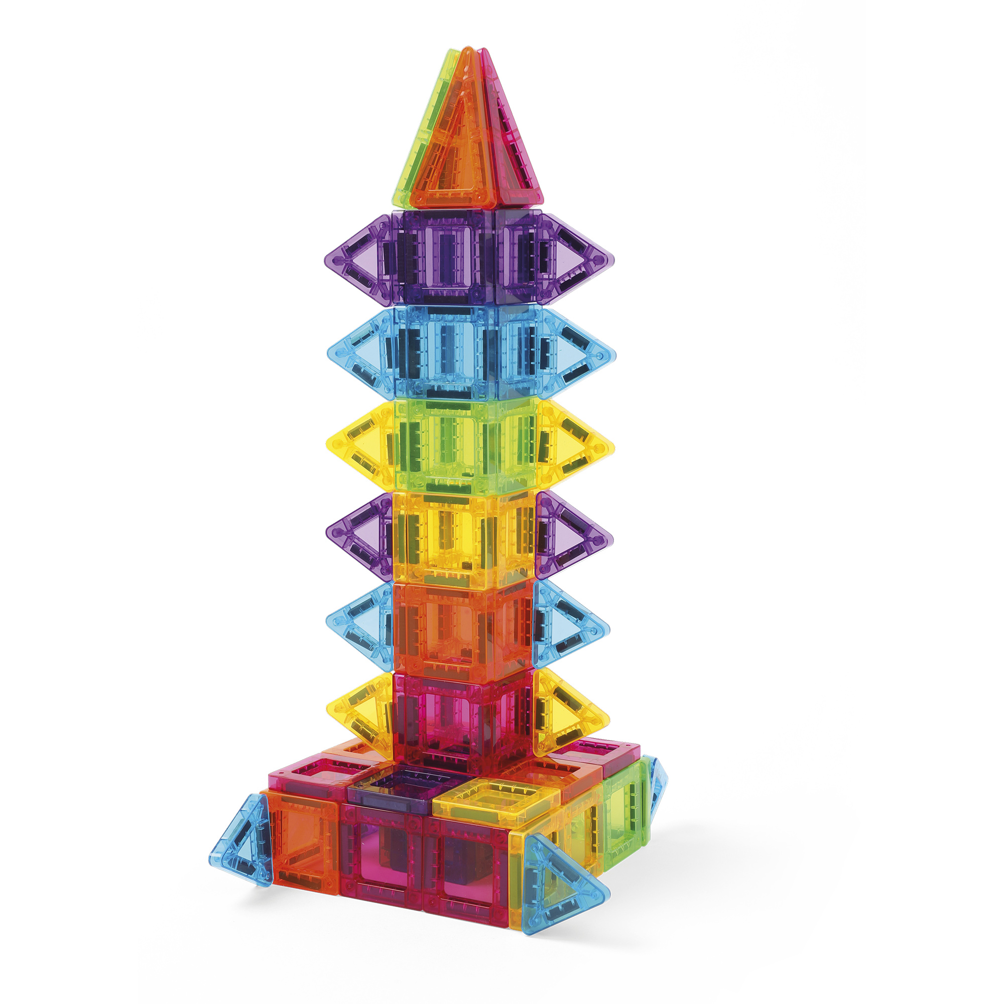 Mini magnetic tiles - 100 piastrelle magnetiche mini - ZIG ZAG