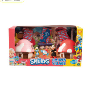 Il villaggio dei puffi con 2 casette surprise e base double face - Puffi