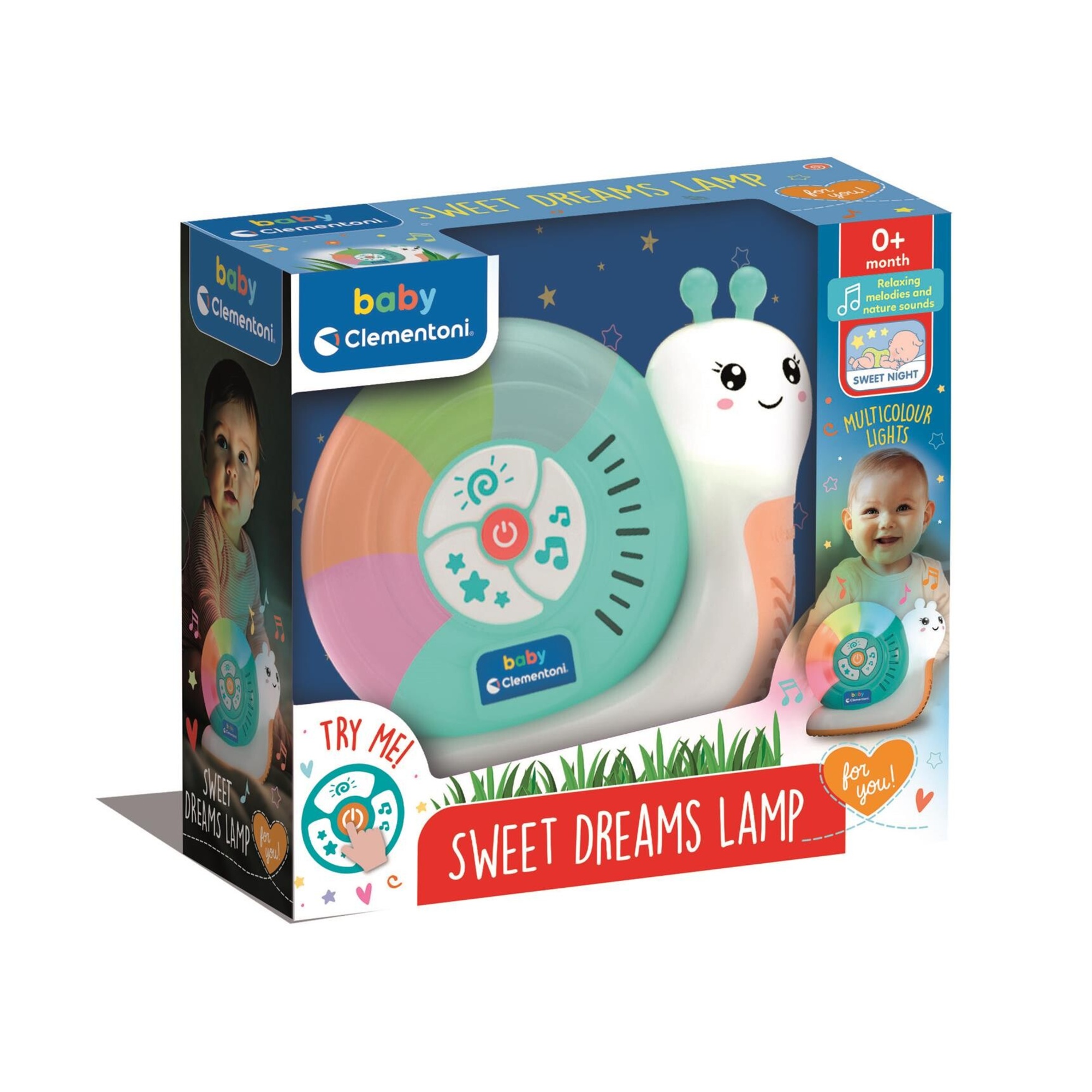 Clementoni - lampada notturna dolci sogni lumaca - 17973 - CLEMENTONI