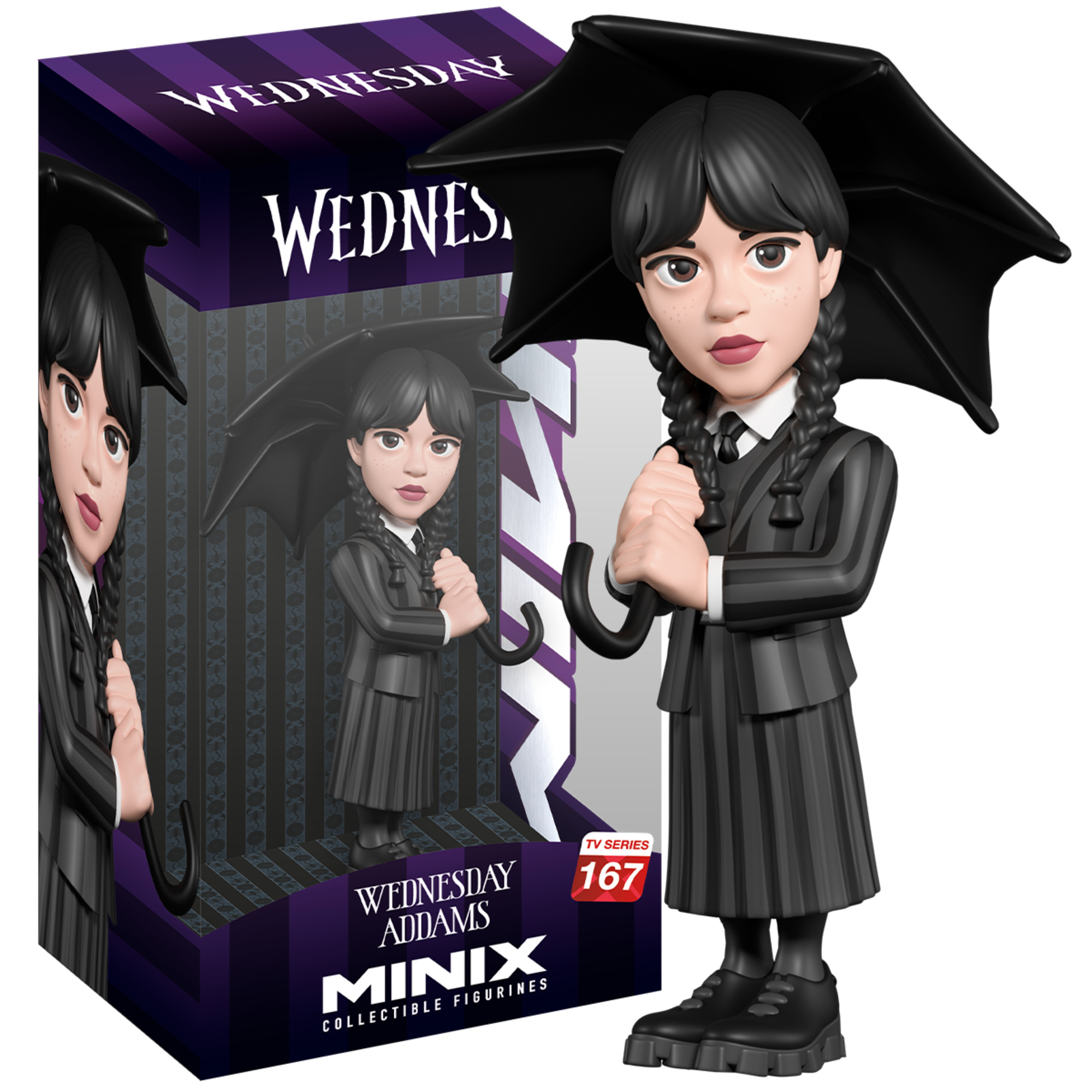 Minix collectible figurines - wednesday addams umbrella - MINIX