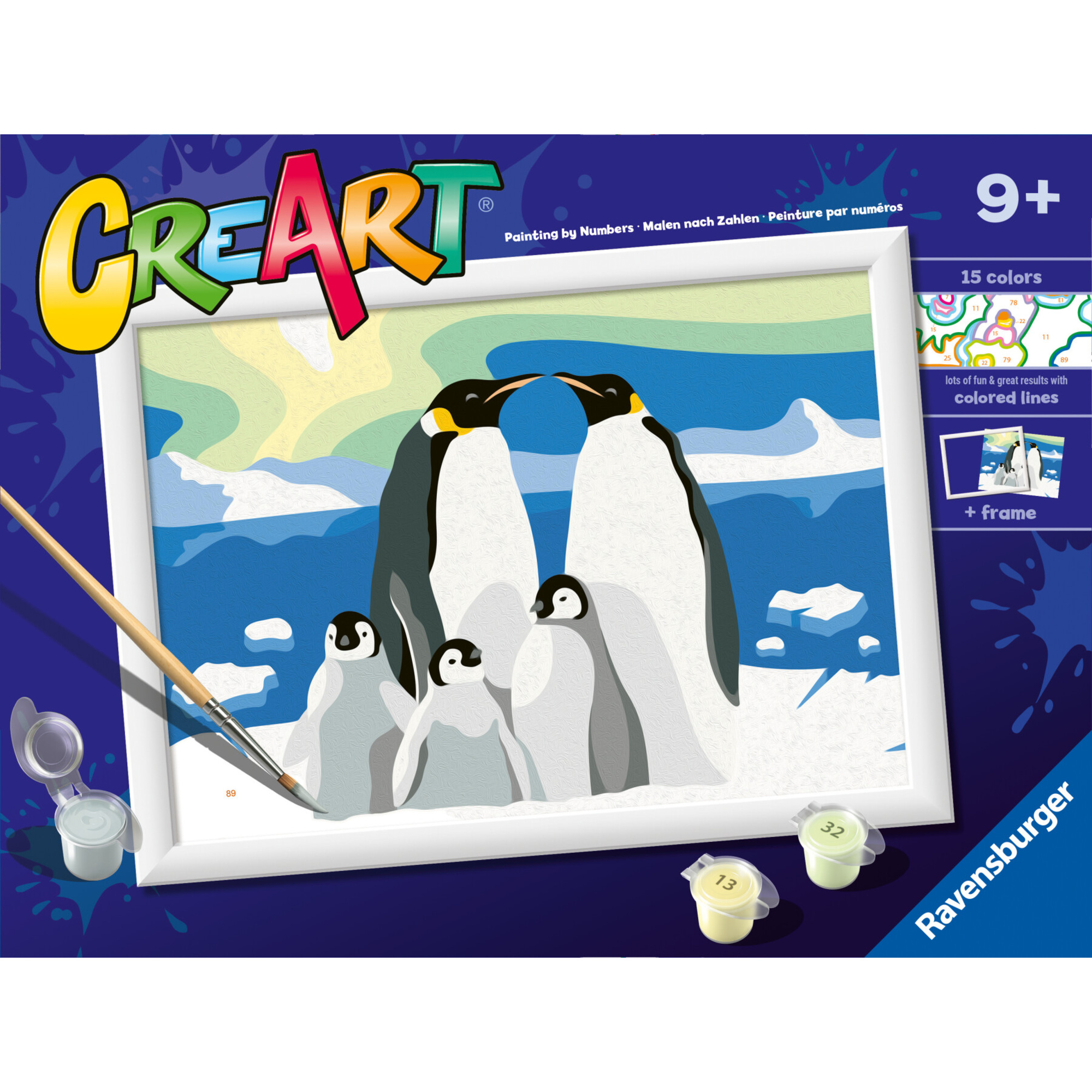 Ravensburger - creart la famiglia di pinguini 9+ - RAVENSBURGER