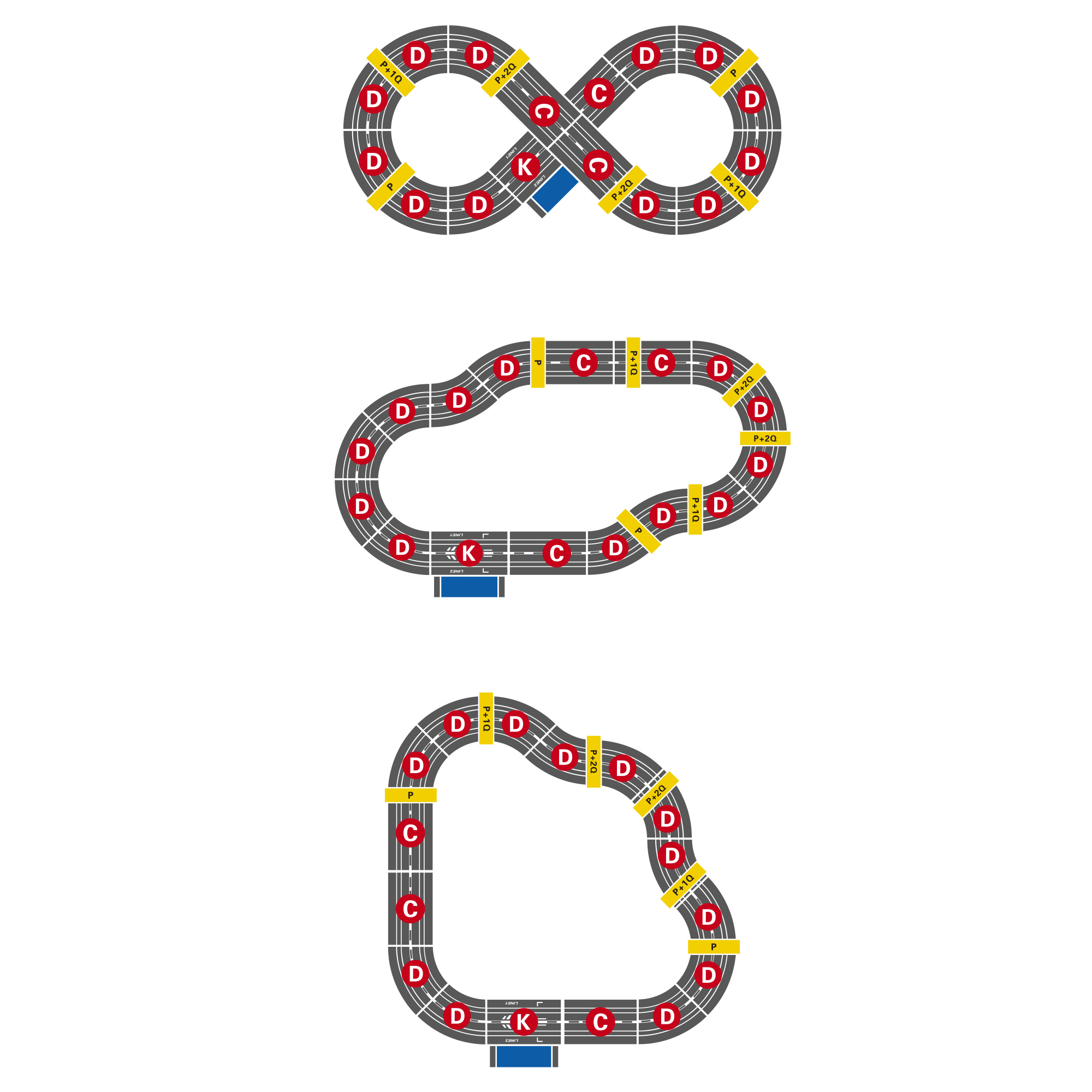 Velocity track - pista rc 280 cm con 2 macchinine - MOTOR & CO R/C